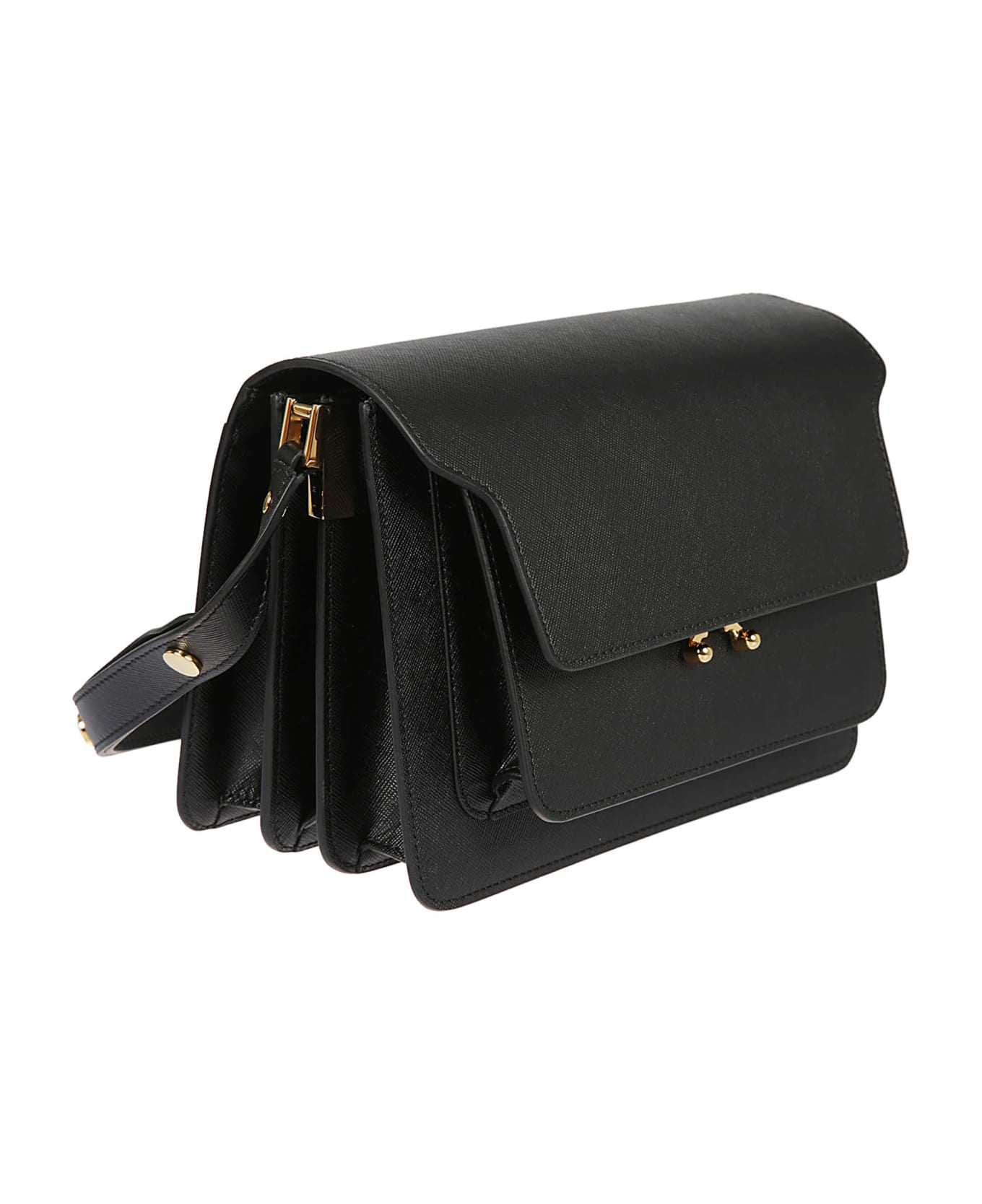 Marni Mini Trunk Shoulder Bag - Zn99n Black