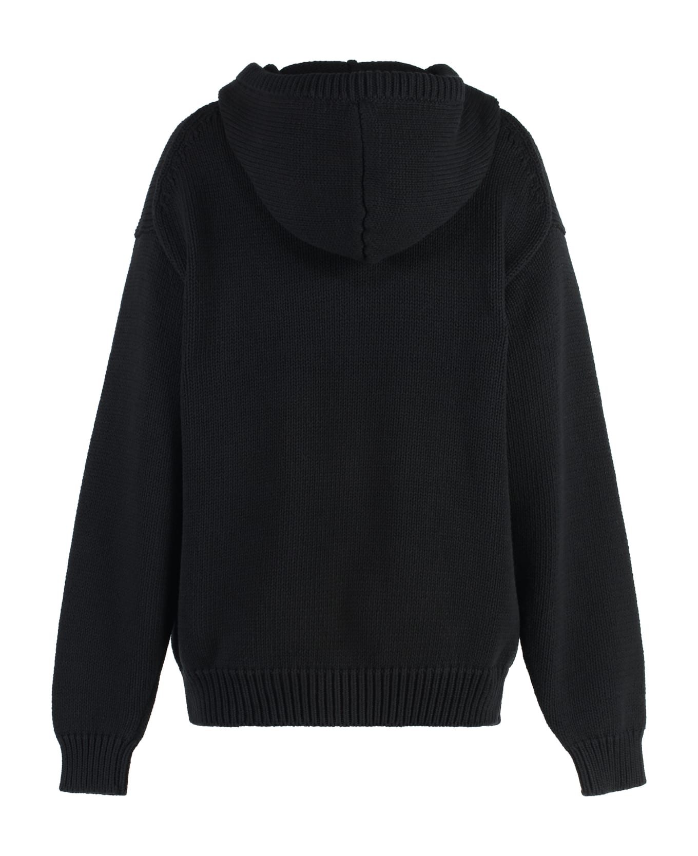 Kenzo Hooded Sweater - black フリース