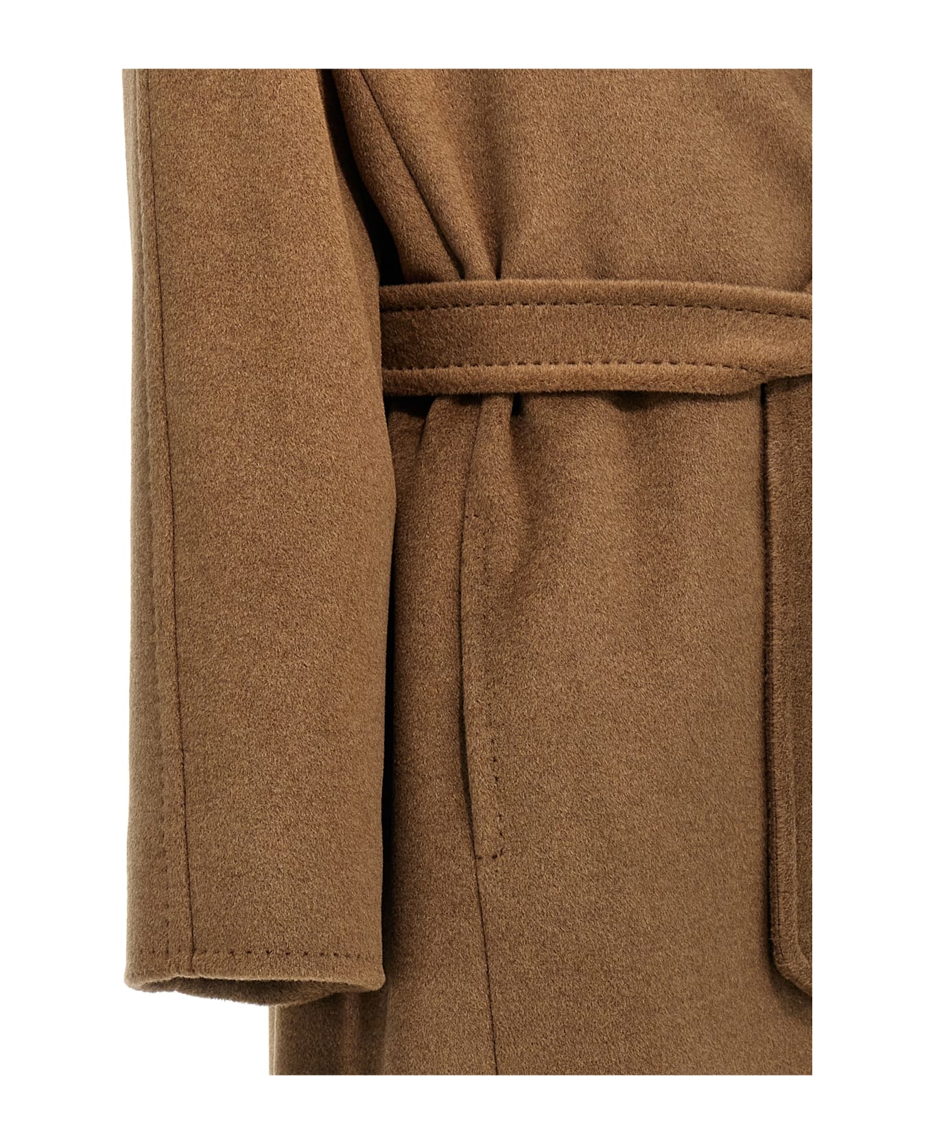 Max Mara 'fragore' Coat - Brown