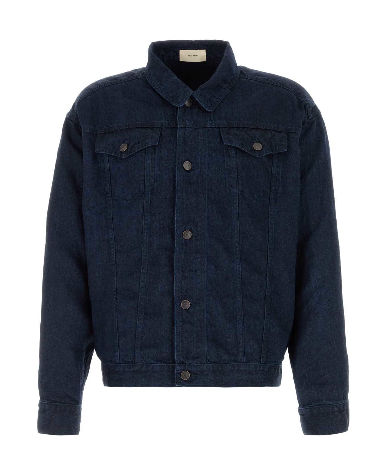 The Row Denim Seb Jacket - DARKINDIGO