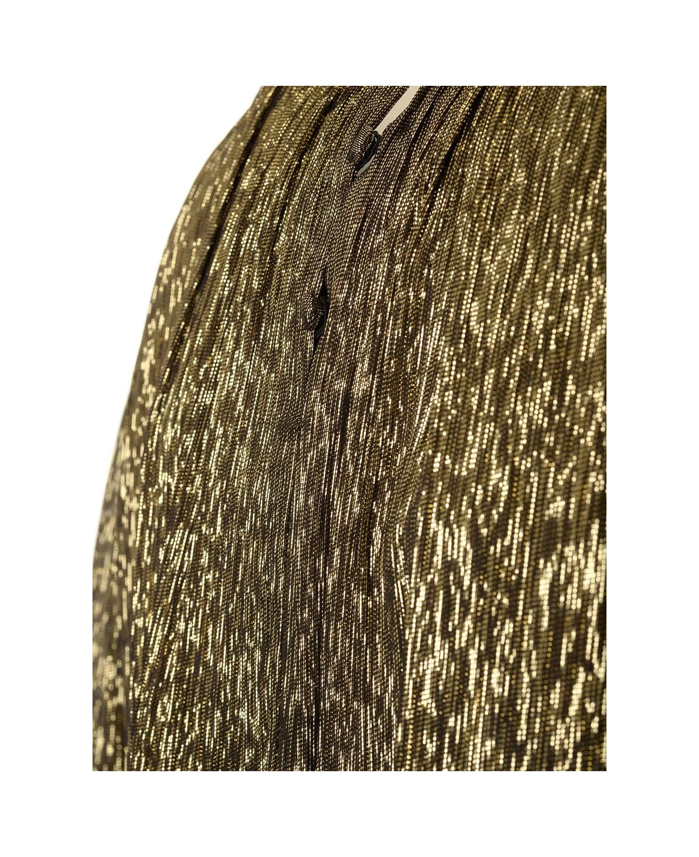 Chloé Silk Crepon Mini Dress - BLACKGOLD