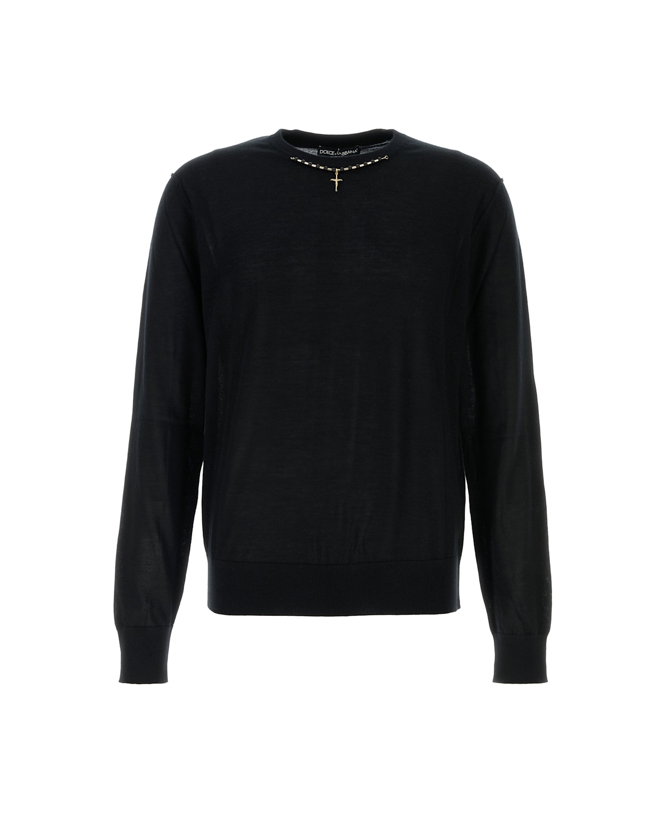 Dolce 
Gabbana Black Cashmere Sweater - NERO
