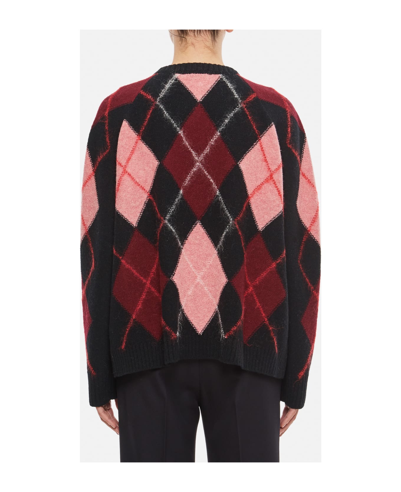 Molly Goddard Joanne V-neck Mohair Sweater - MultiColour