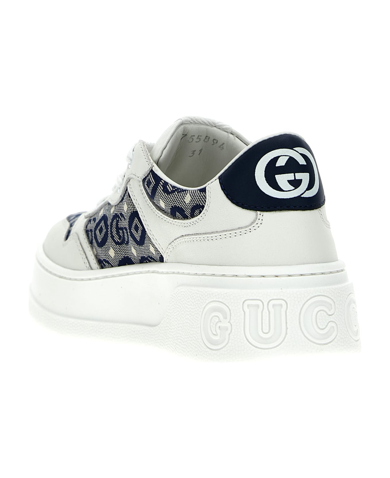 Gucci 'doppia Gg' Sneakers - WHITE
