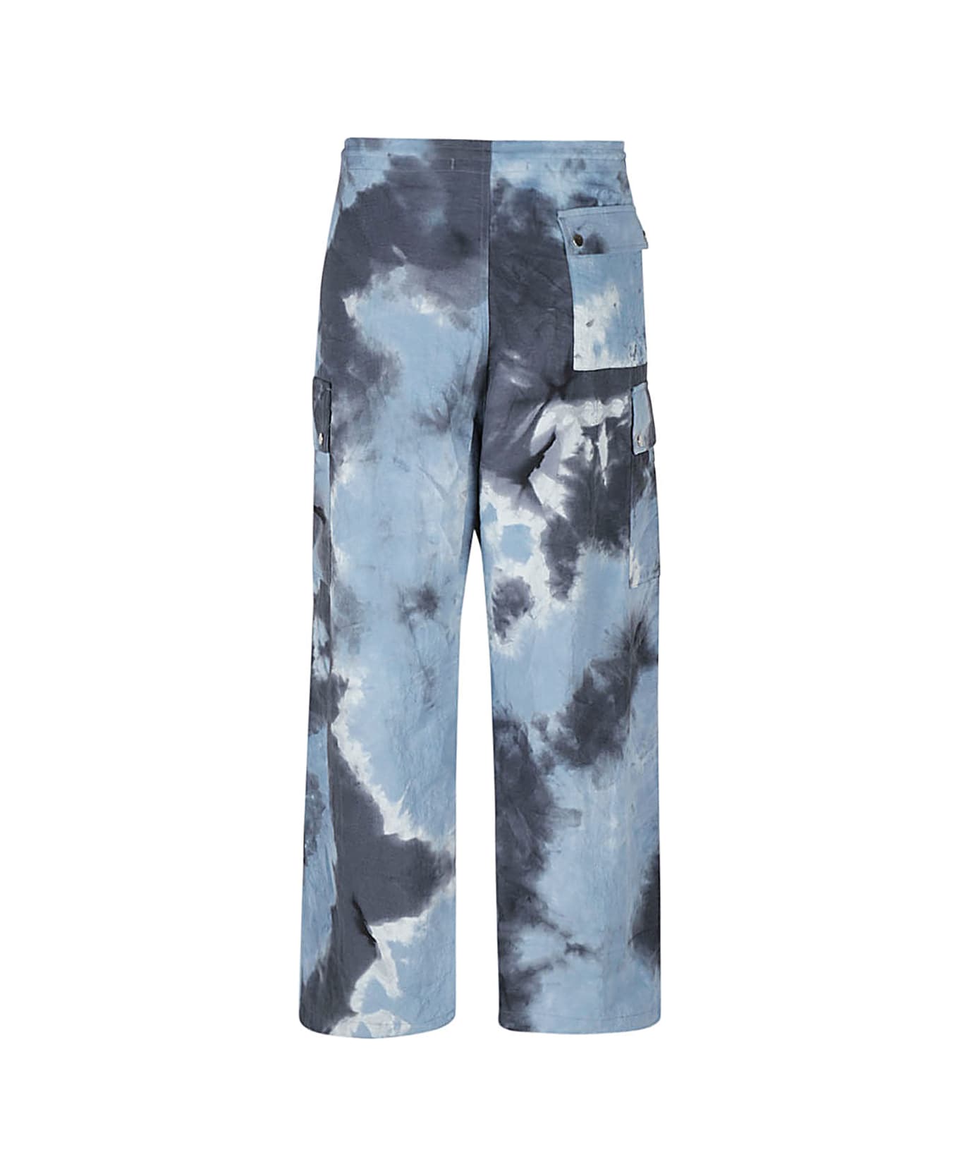 Children of the Discordance Tie-dye Print Nylon Trousers - Blue