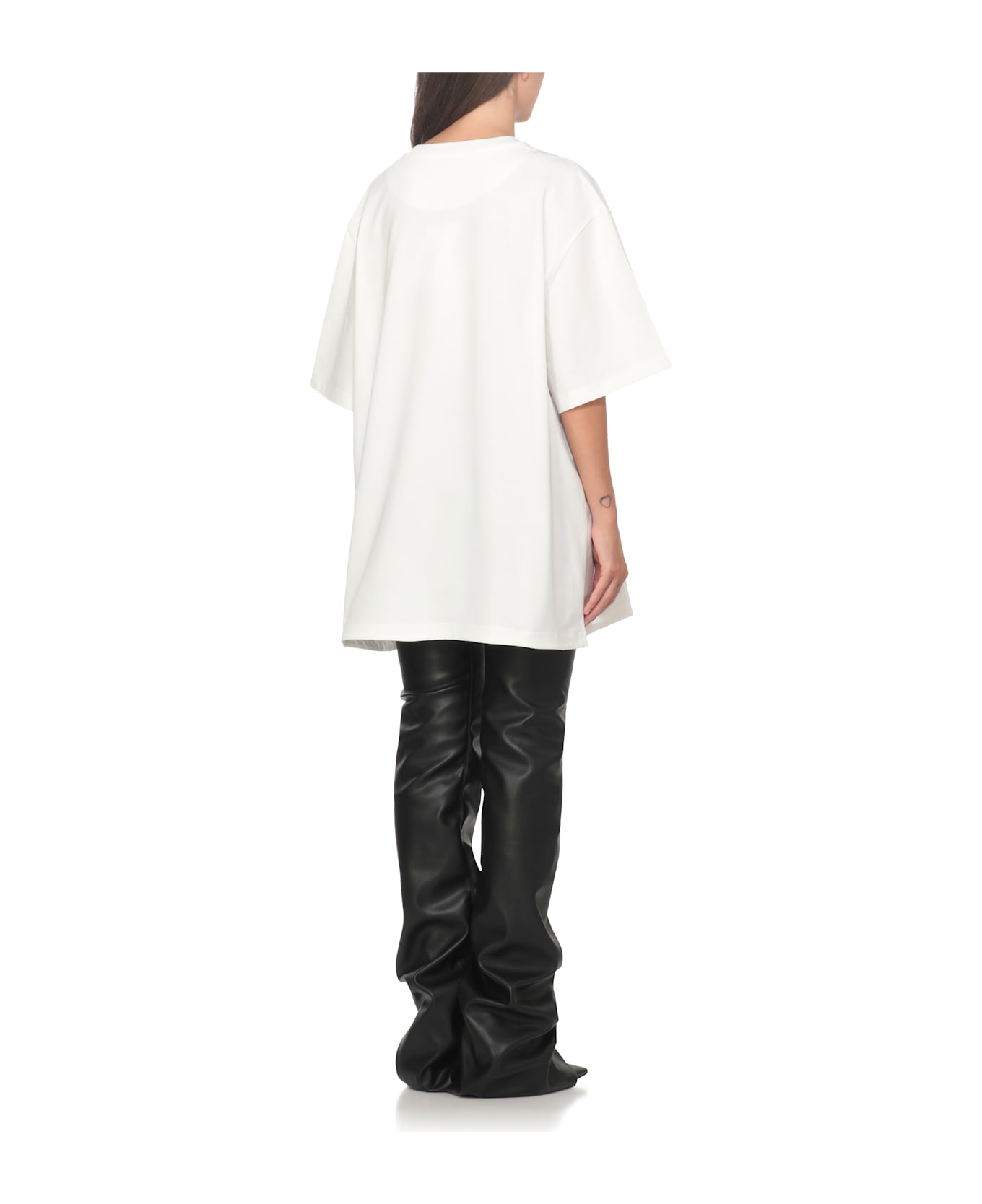 The Attico T-shirt With Logo - White