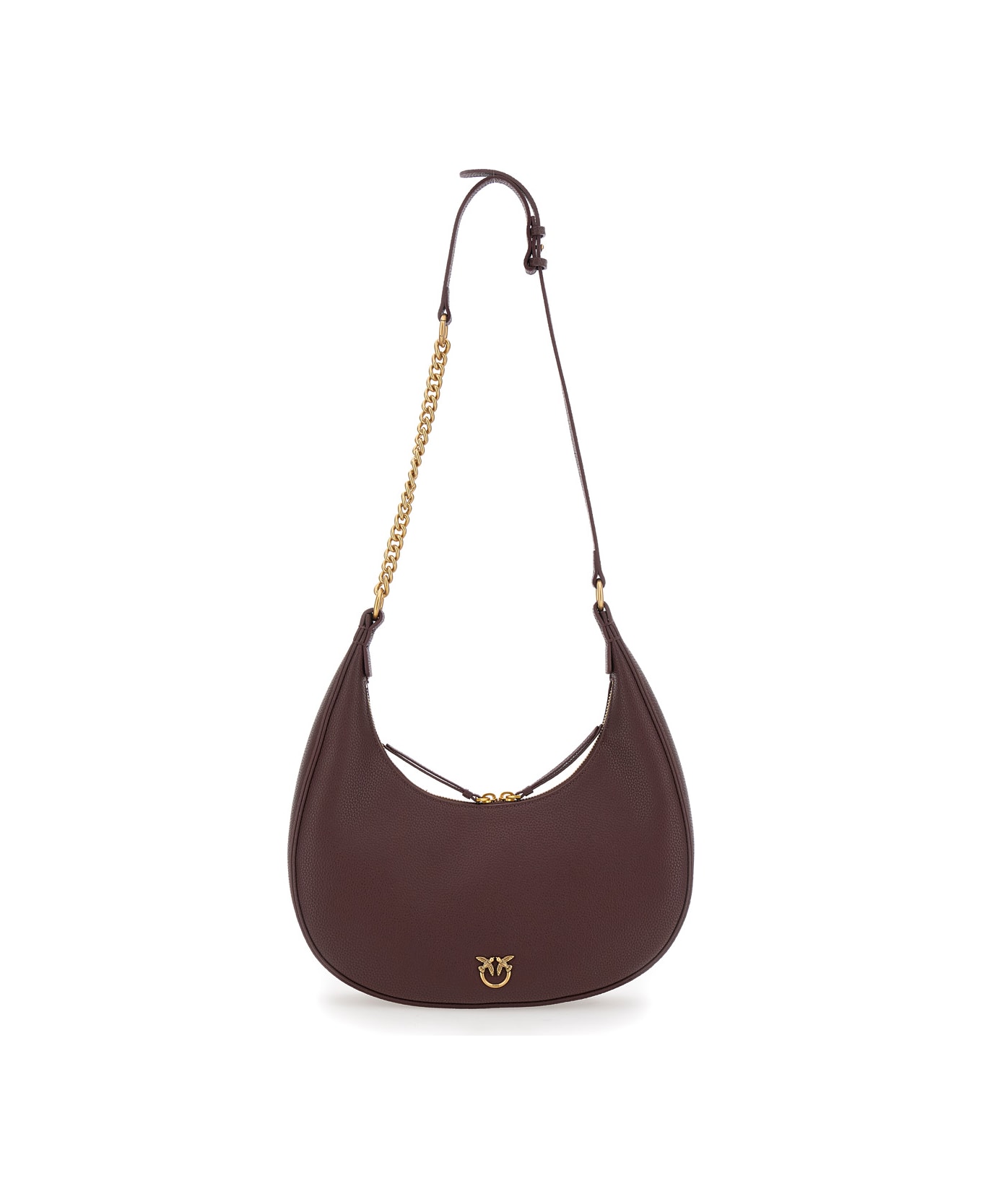 Pinko Brioche Hobo Classic Pelle - Brown
