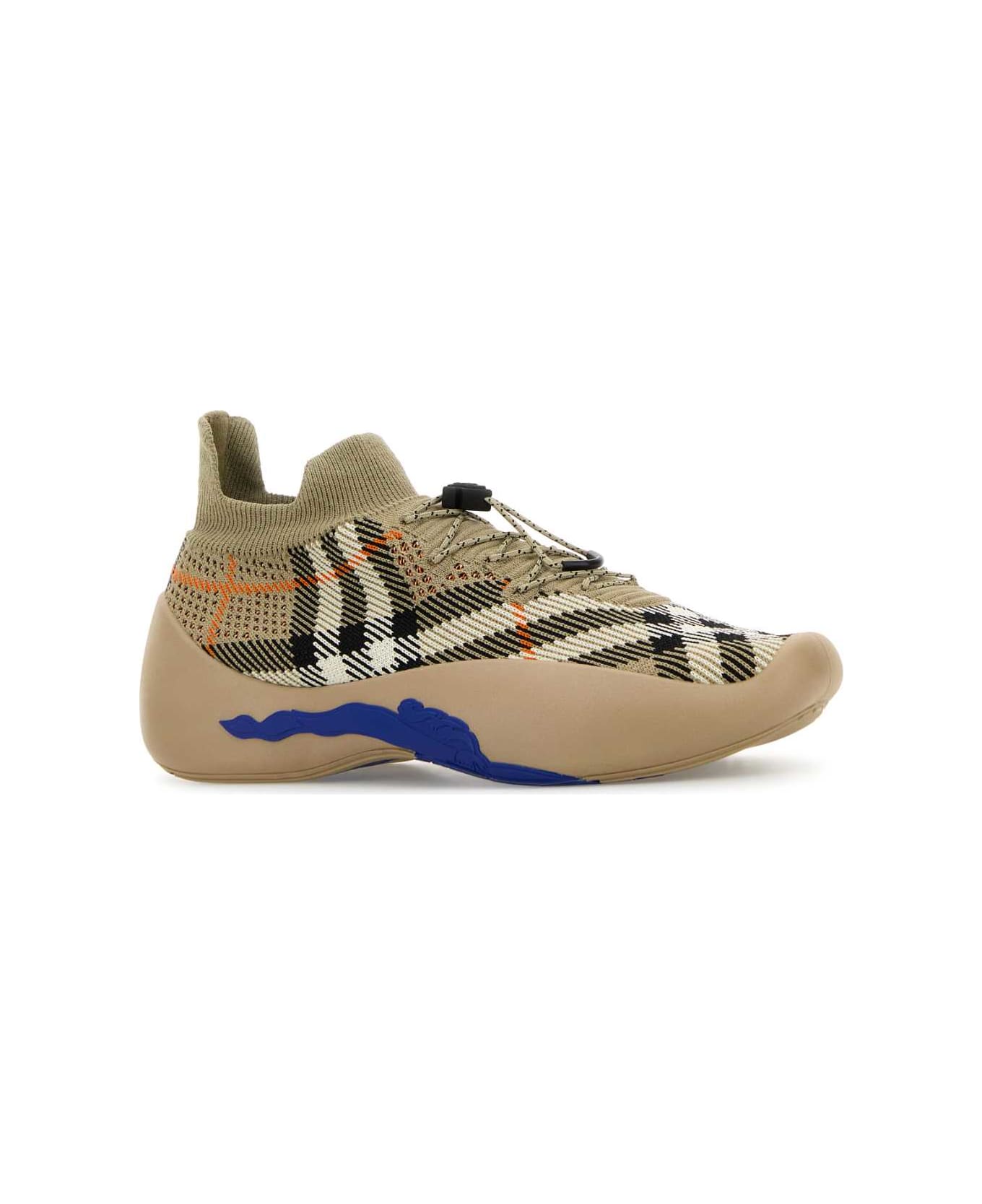 Burberry Printed Fabric Neptune Slip Ons - SANDIPCHECK
