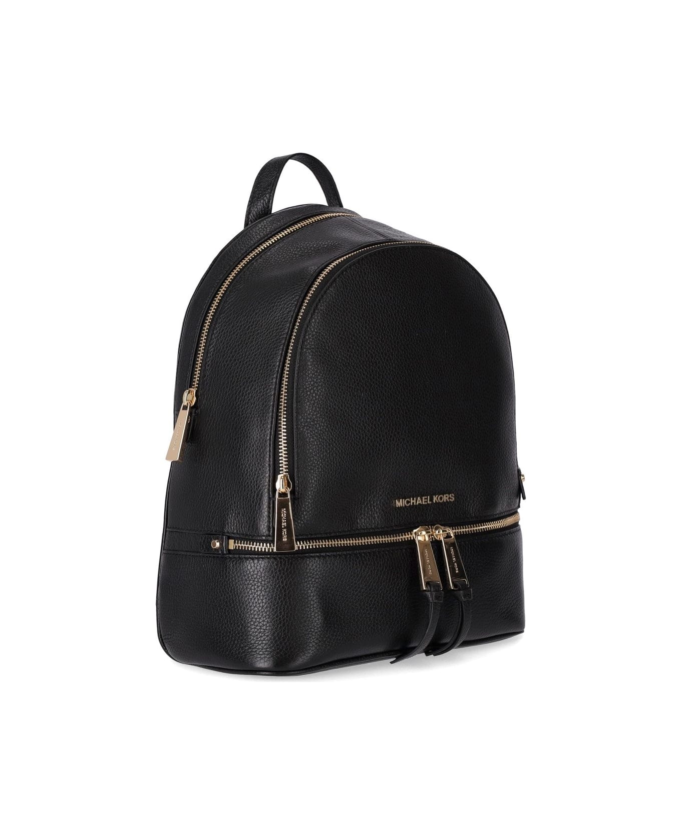 Michael Kors Rhea Medium Black Backpack - Ferraris Boutique