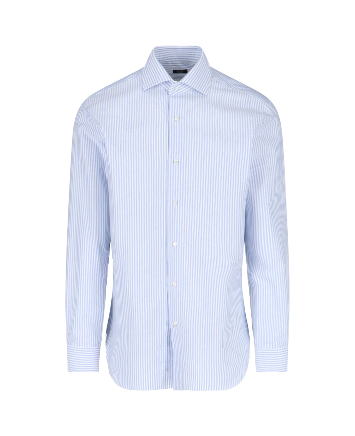 Barba Napoli 
i
 Striped Shirt - Light Blue