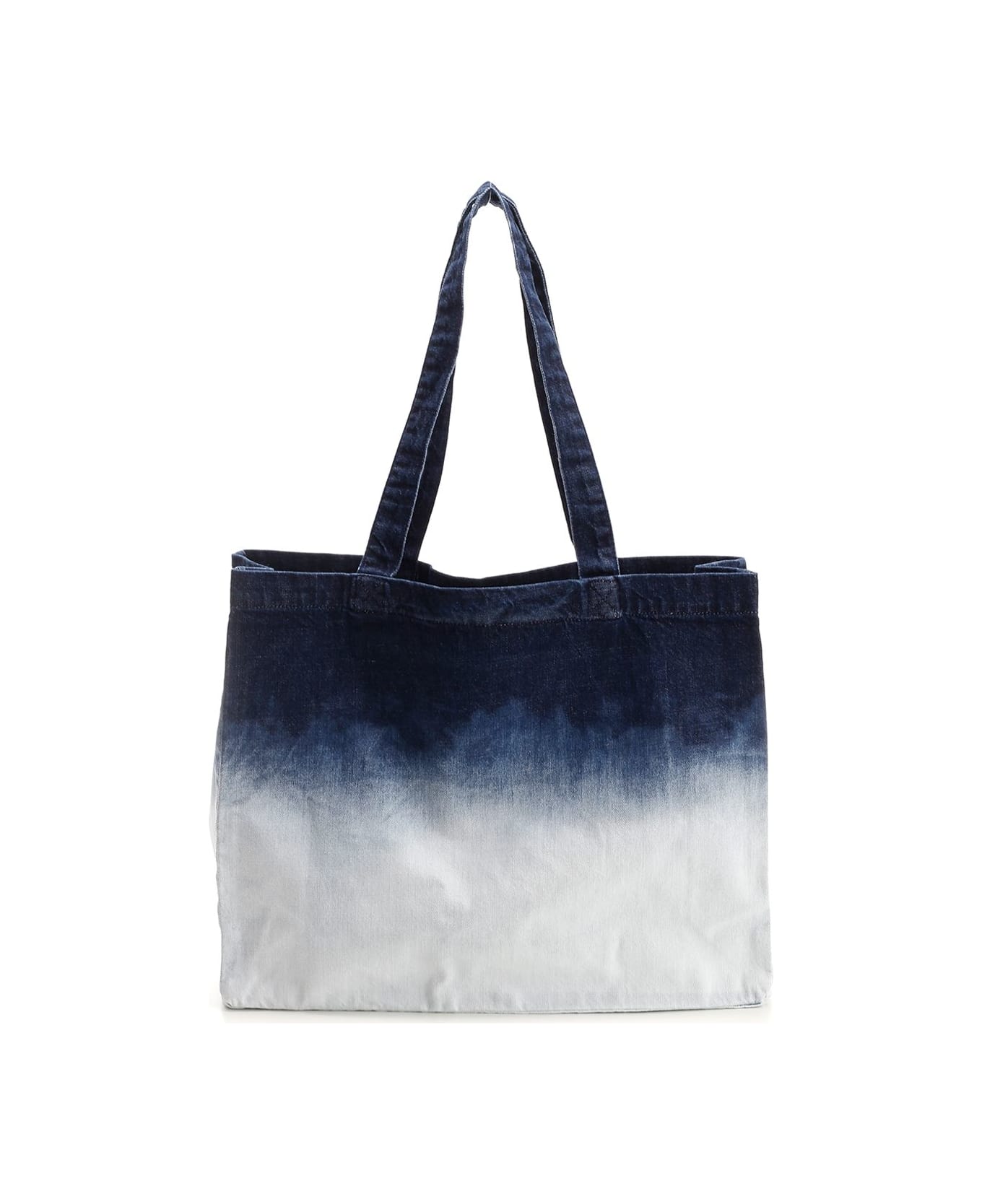 A.P.C. Denim Shopping Bag - White