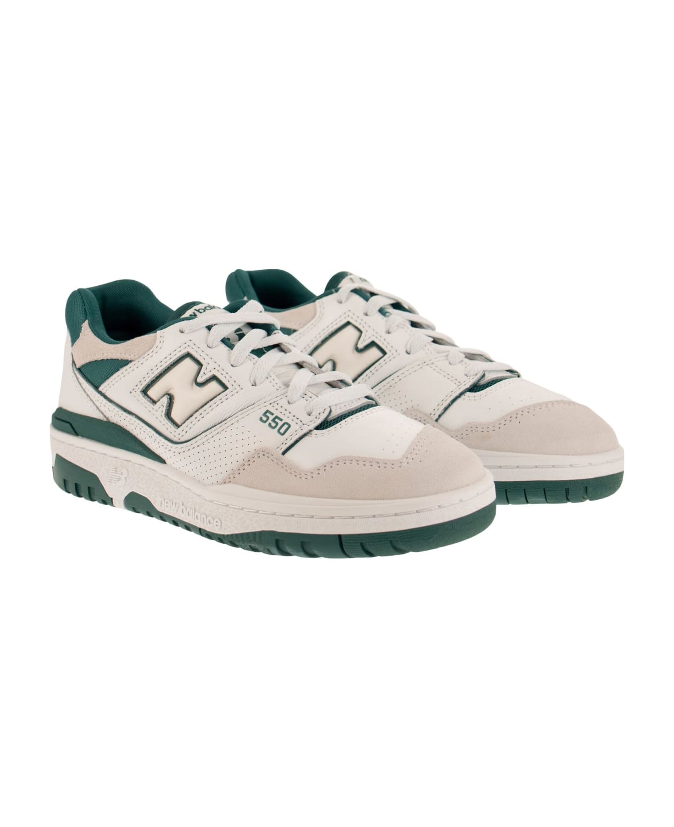 New Balance Bb550 - Sneakers - White/green