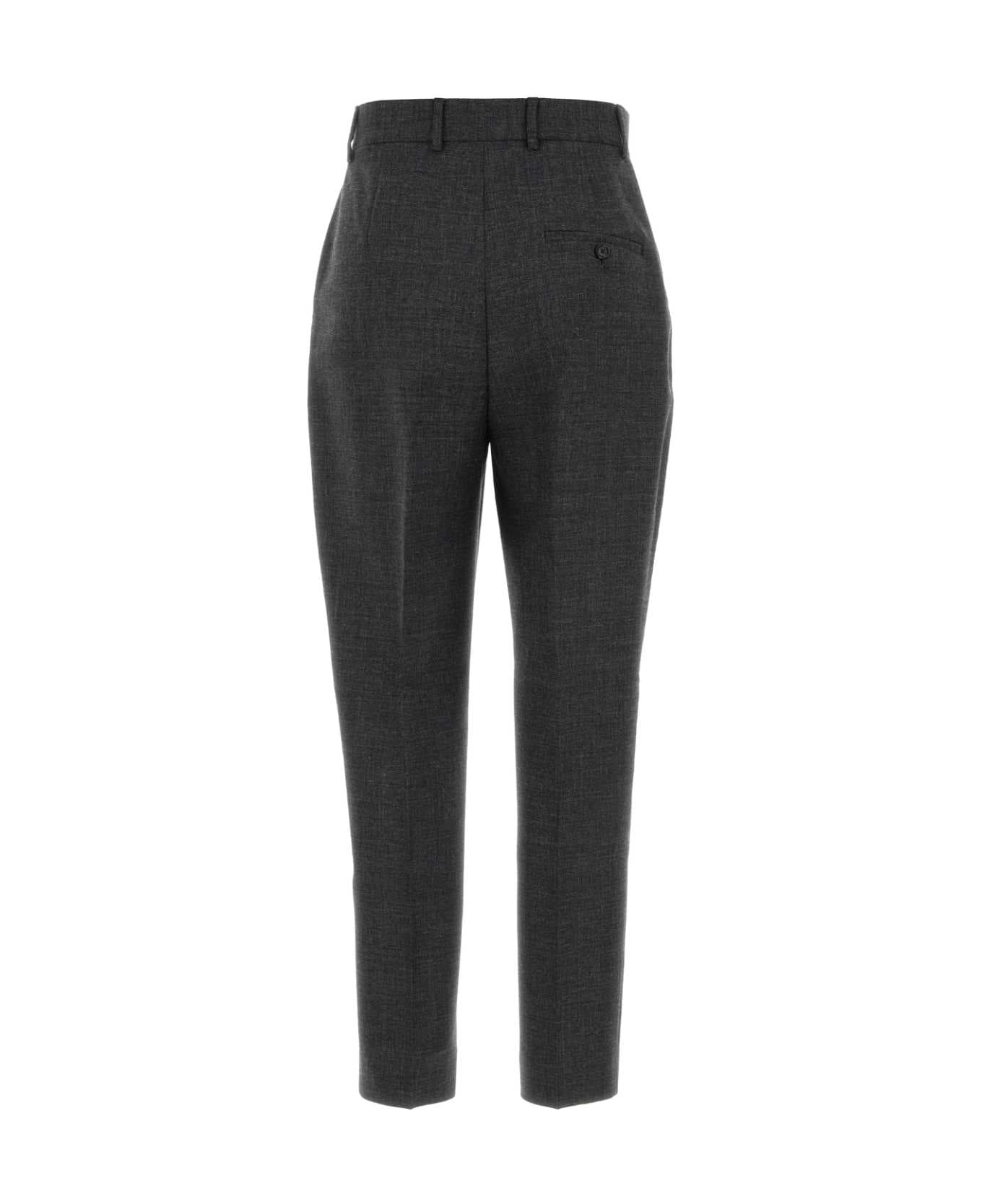 Moschino Dark Grey Wool Pant - Fantasia Grigio
