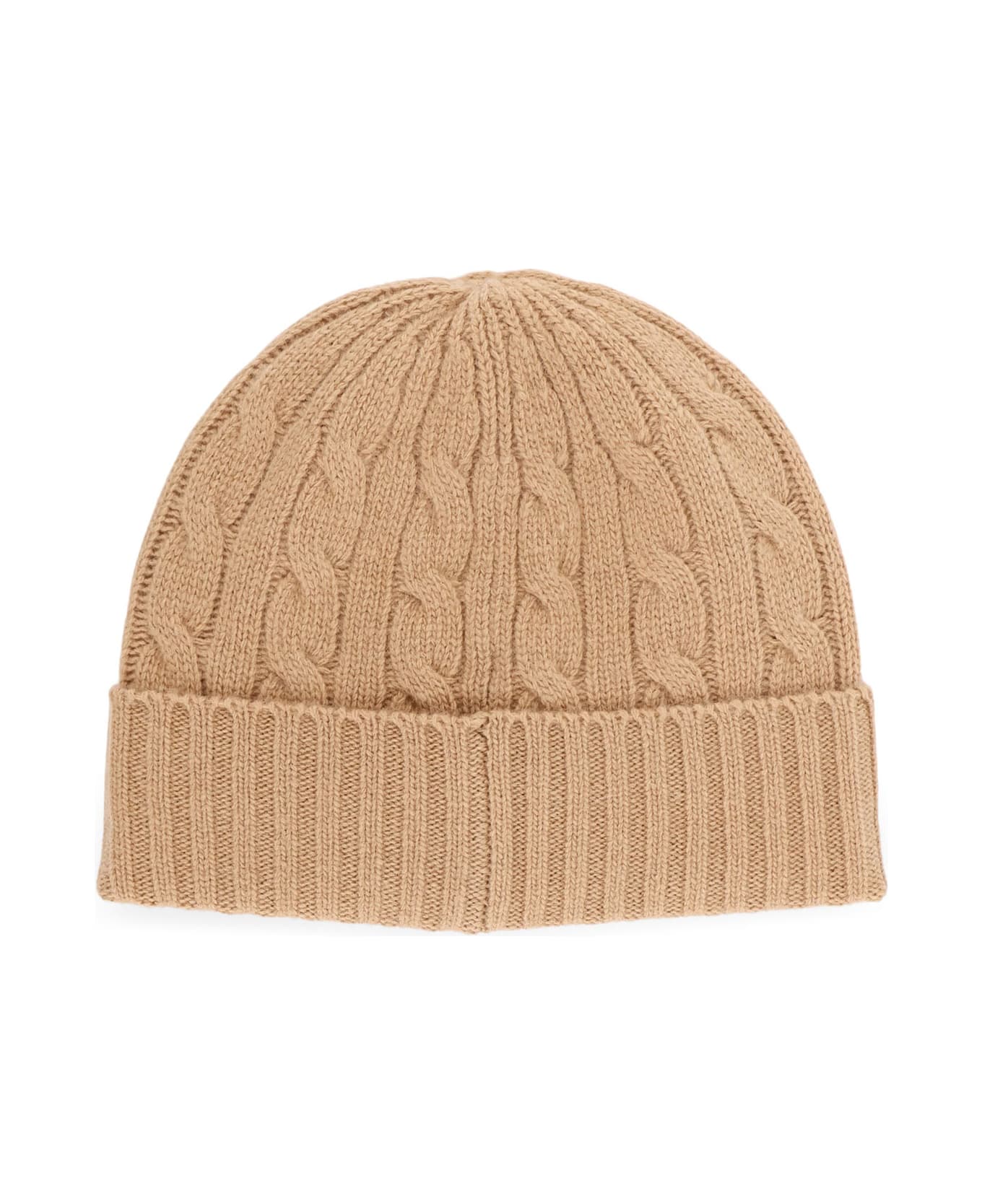 Polo Ralph Lauren Cable Knit Beanie - Beige