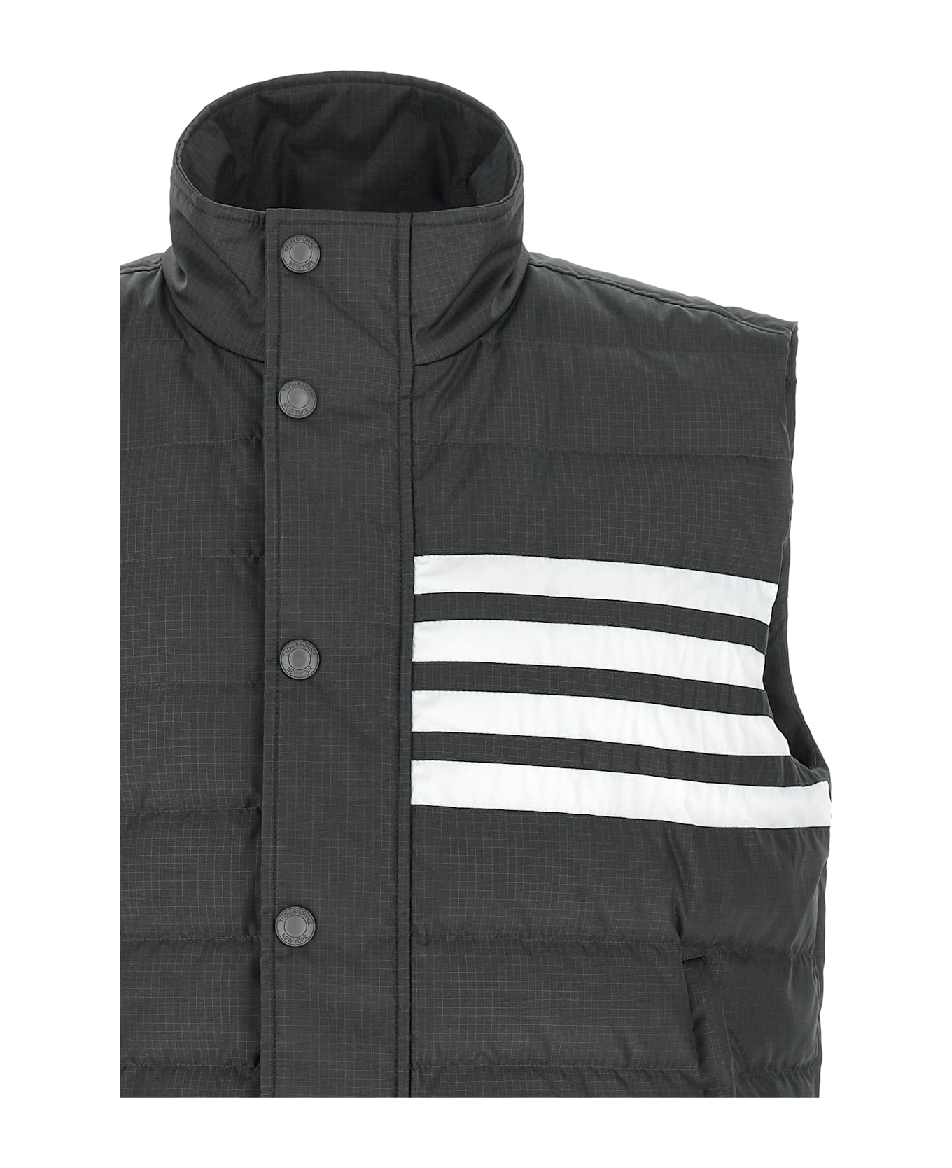 Thom Browne '4 Bar' Vest - Gray