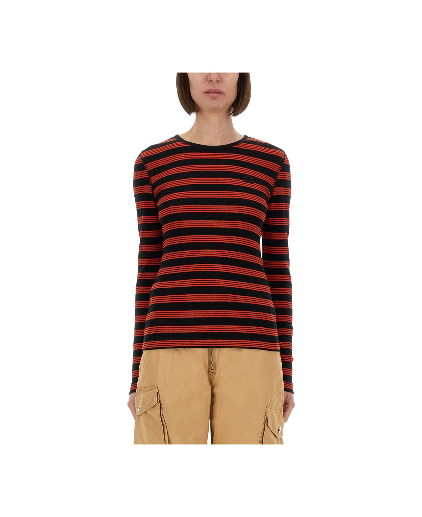 Ganni Long-sleeved T-shirt - MULTICOLOUR