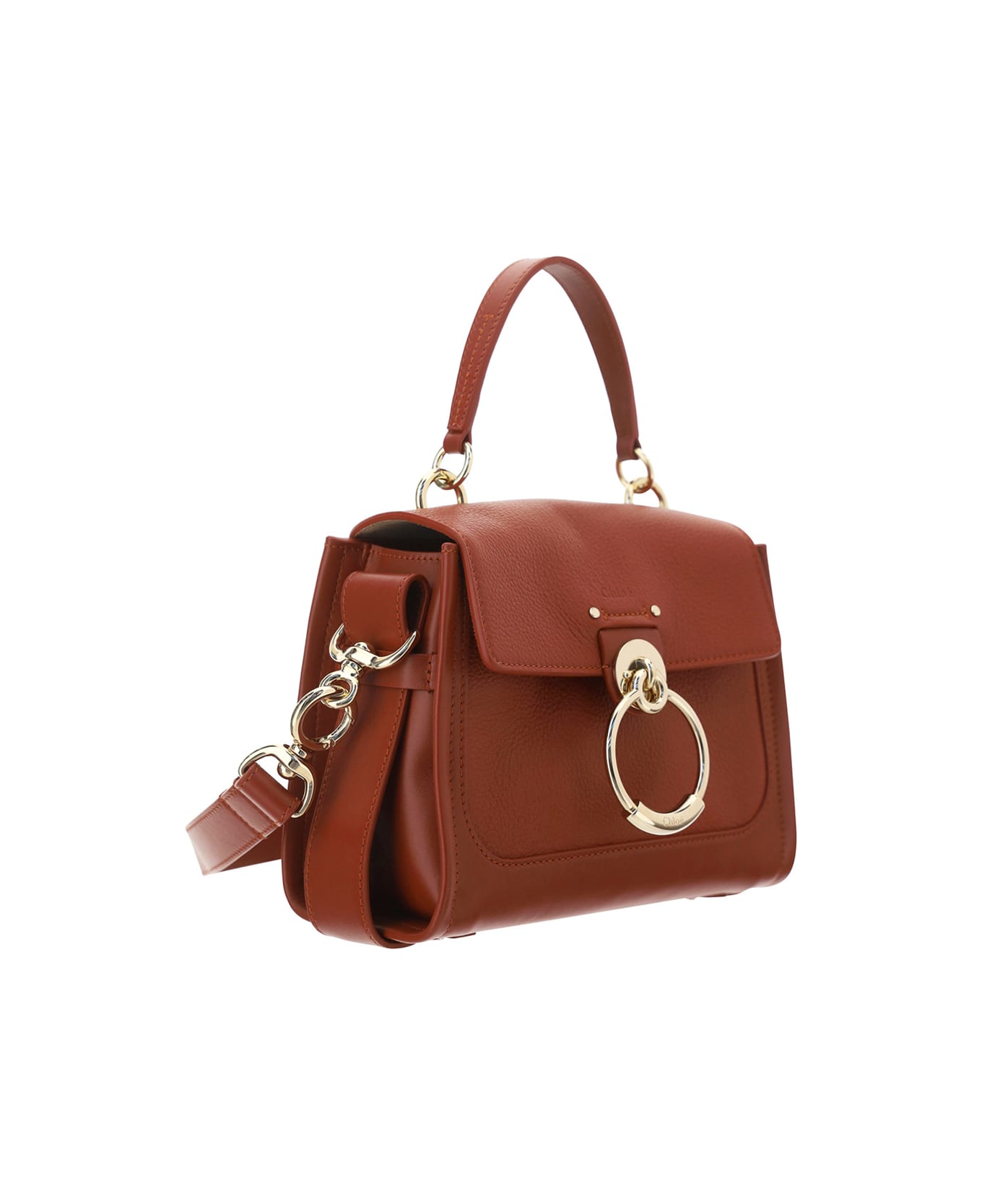 Chloé Tess Handbag - Leather Brown