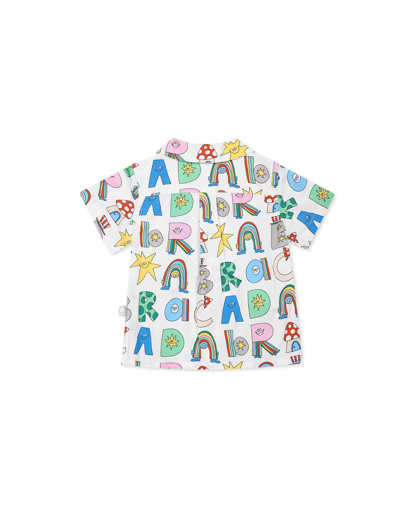 Stella McCartney Kids White Shirt For Baby Boy With Writing - White