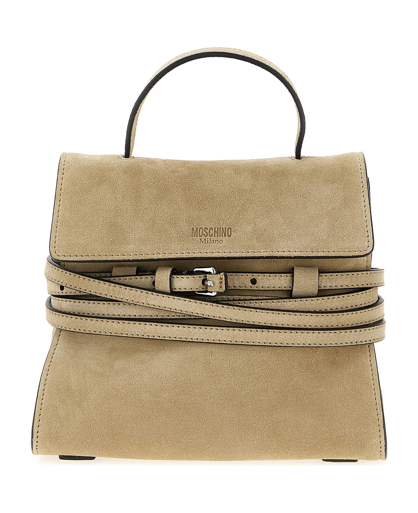 Moschino 
tie Me
 Small Handbag - Beige