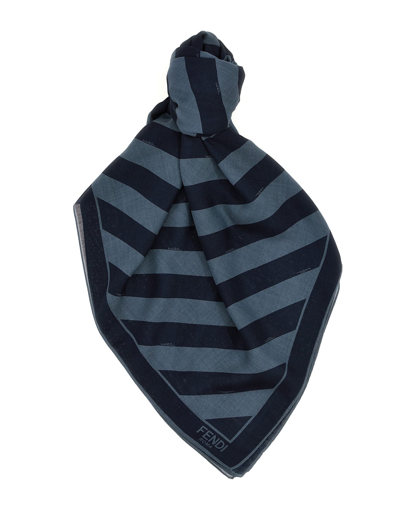 Fendi Pequin Striped Shawl - Blue