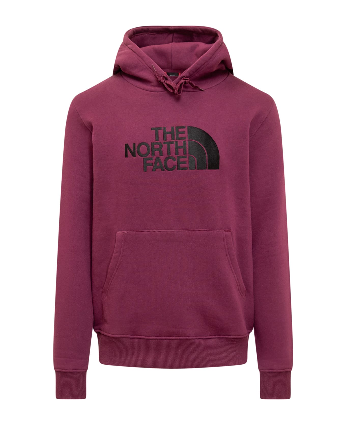 The North Face Hoodie With Logo - BORDEAUX