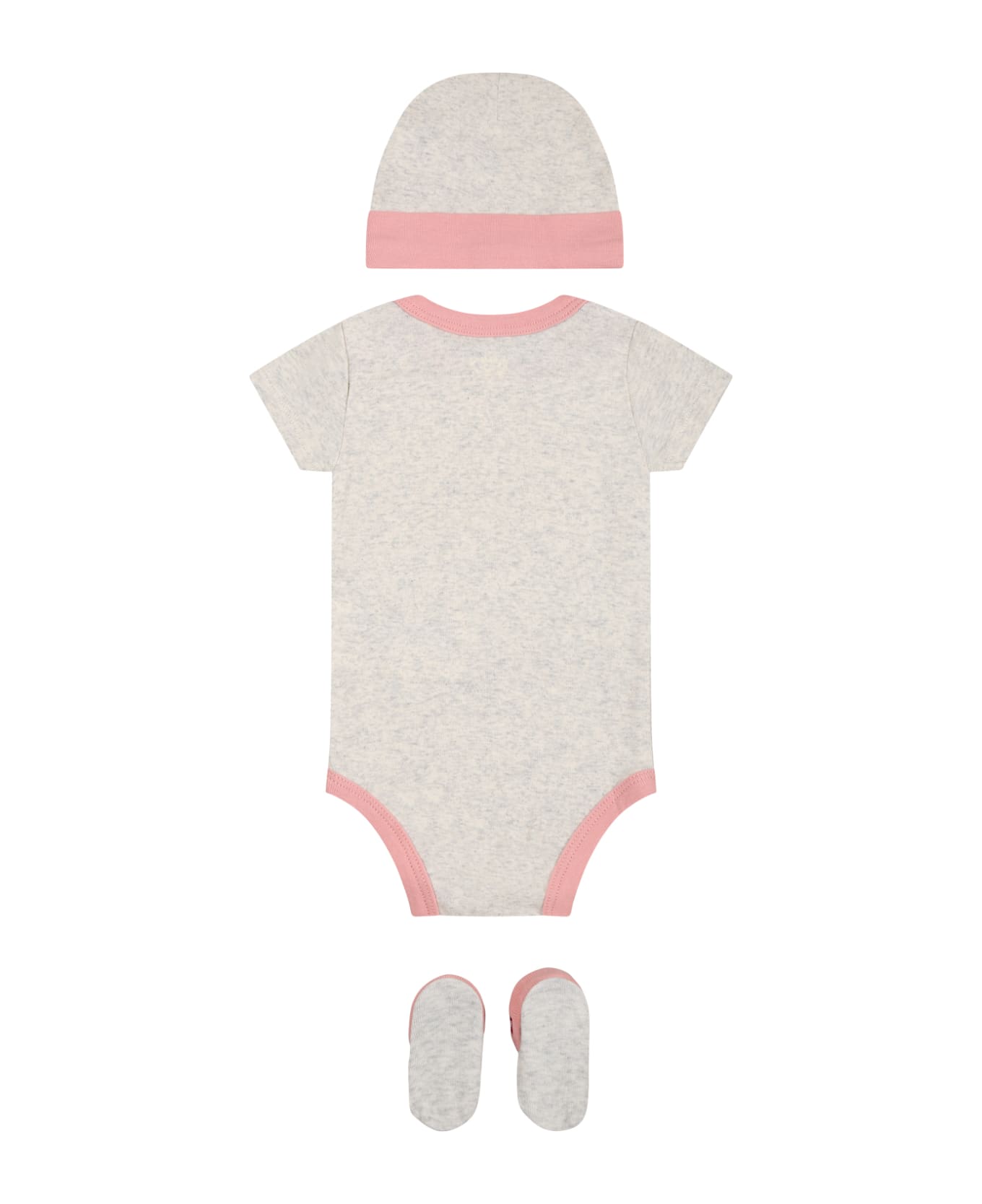 Levi's Multicolor Set For Baby Girl With Logo - Pink