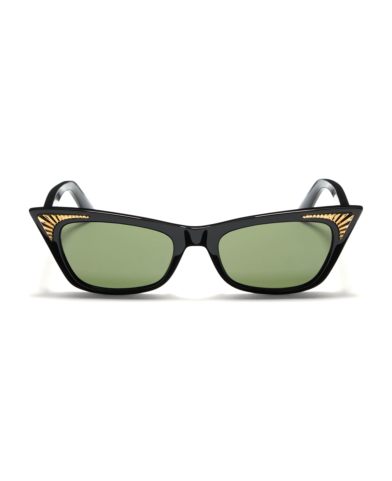 Valentino Eyewear Vls-175a - Black / Gold Sunglasses - Black/gold