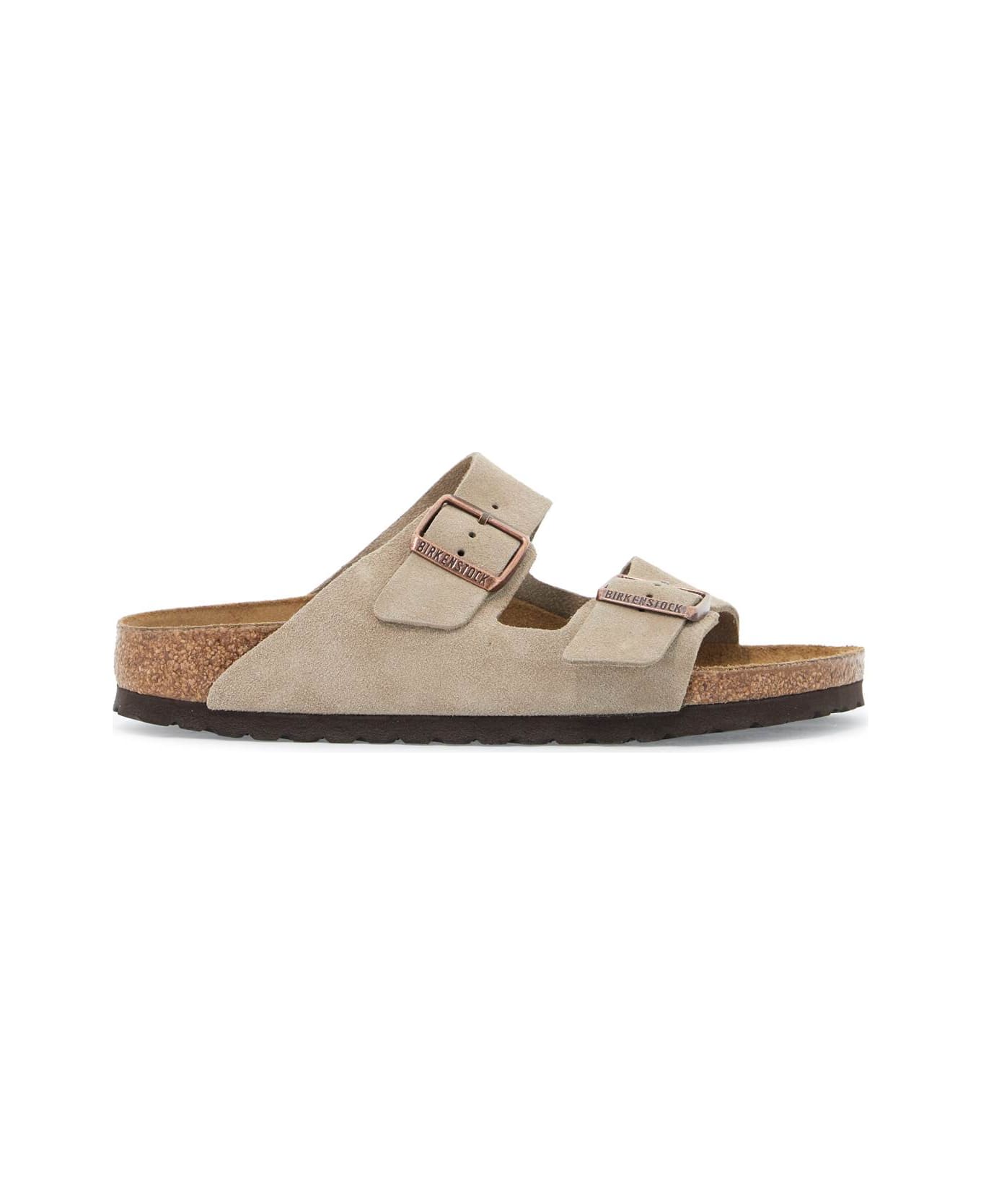Birkenstock Arizona Slides Narrow Fit - Dove Grey
