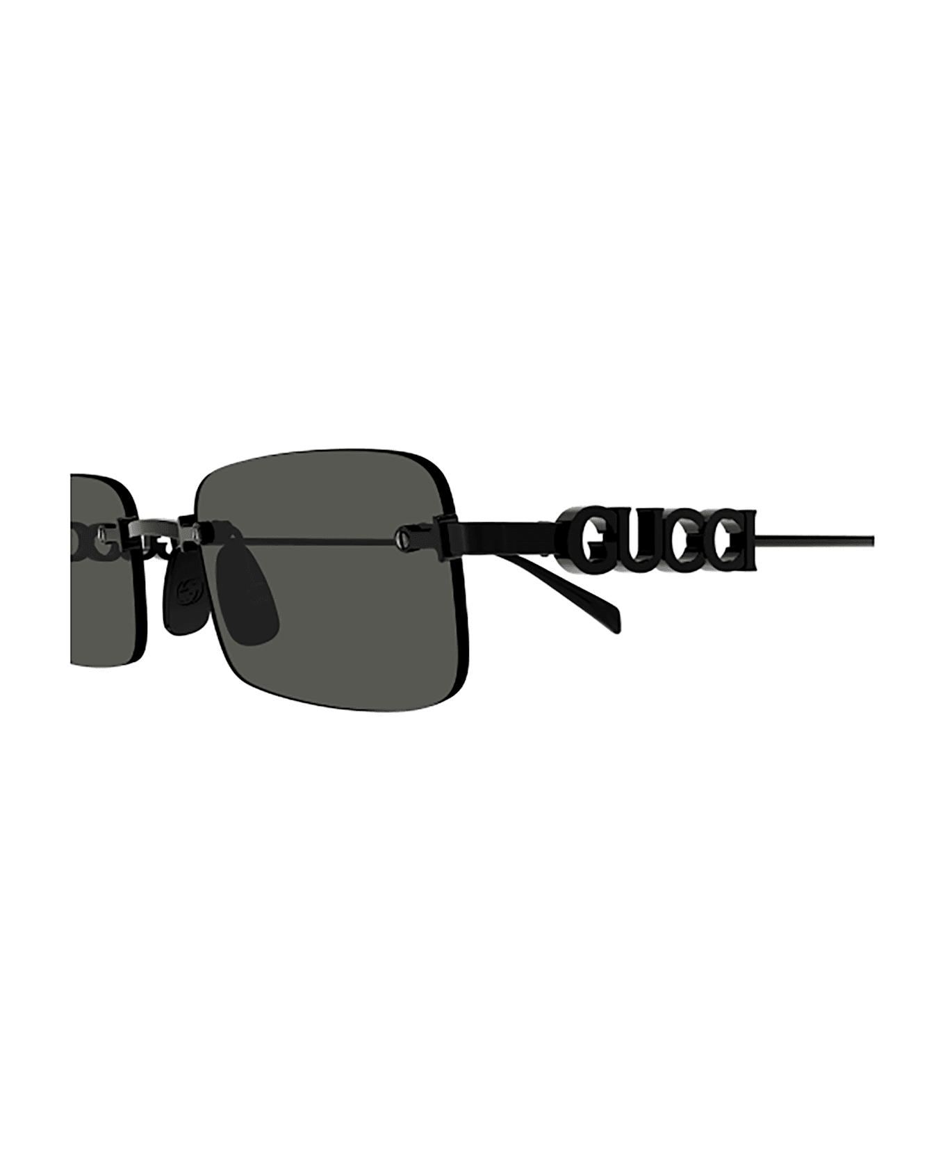 Gucci Eyewear GG1808S Sunglasses - Black Black Grey