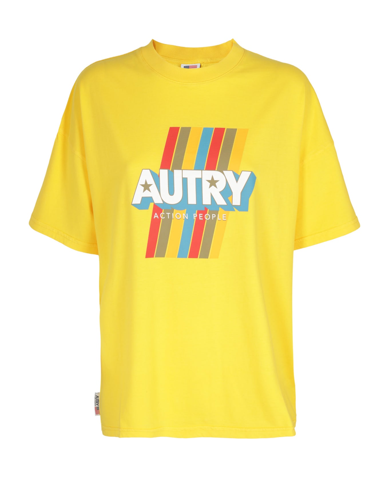 Autry T-shirt Aerobic - Tinto Yellow