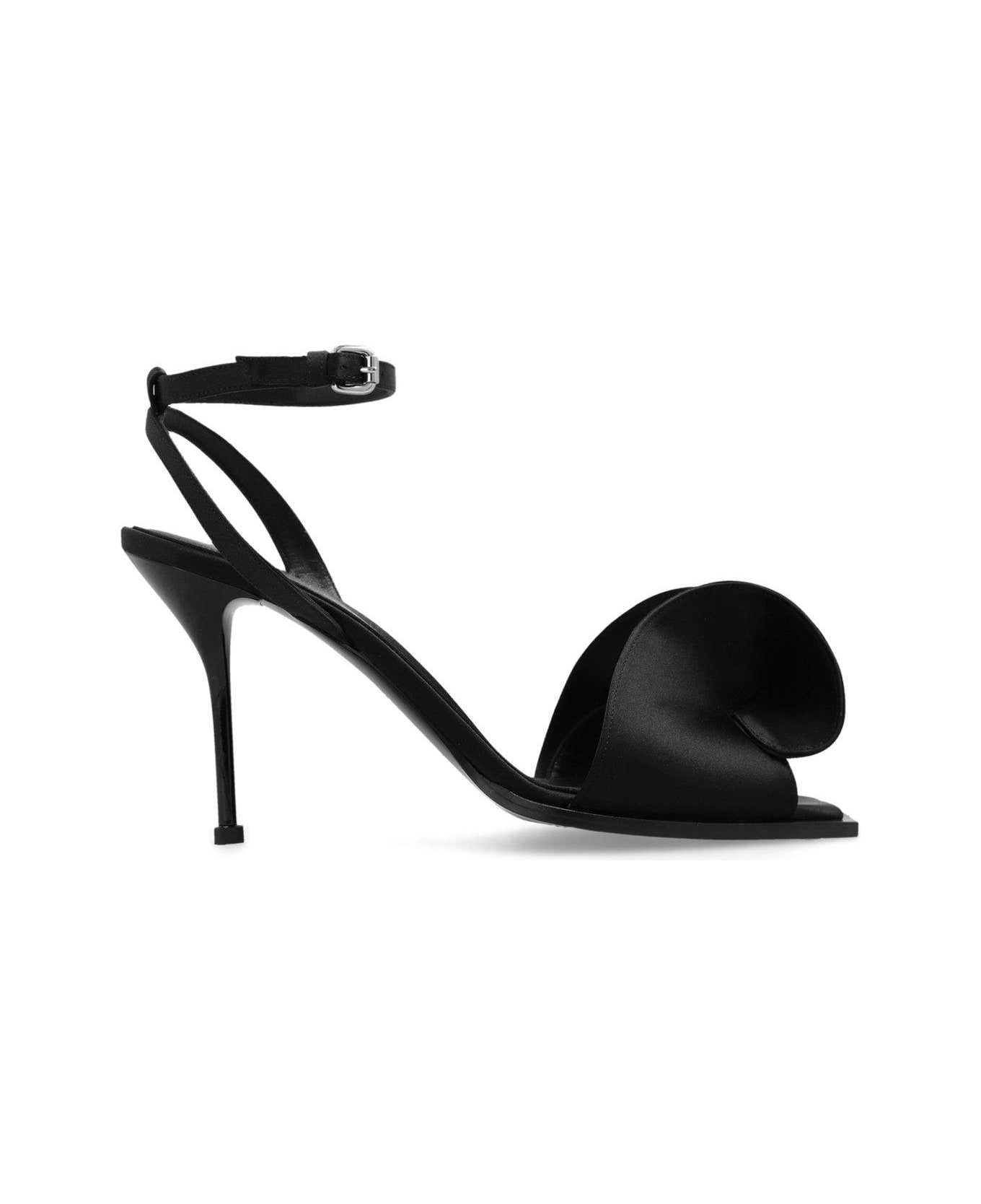 Alexander McQueen Ankle-strapped Heeled Sandals - Black