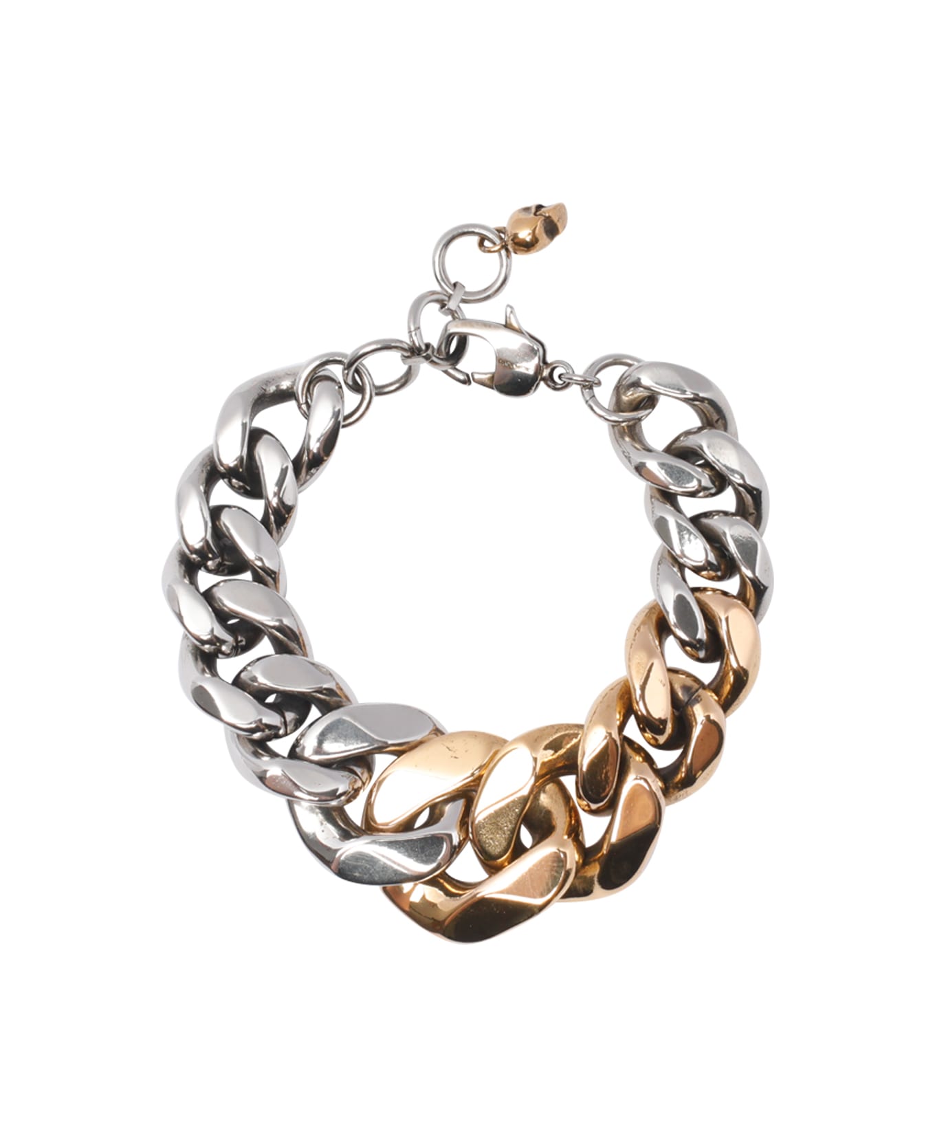 Alexander McQueen Two-tone Metal Bracelet - 4460448