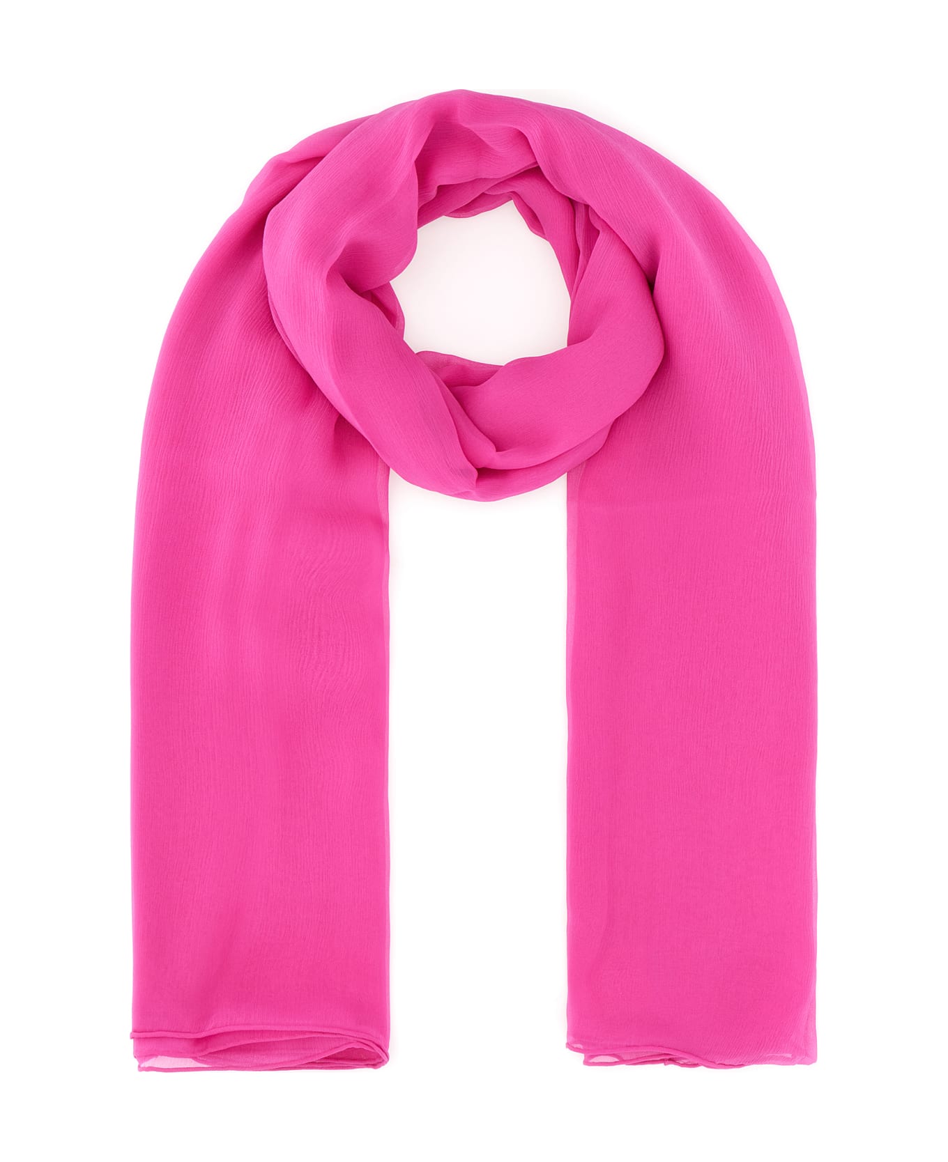 Max Mara Fuchsia Silk Scarf - 003