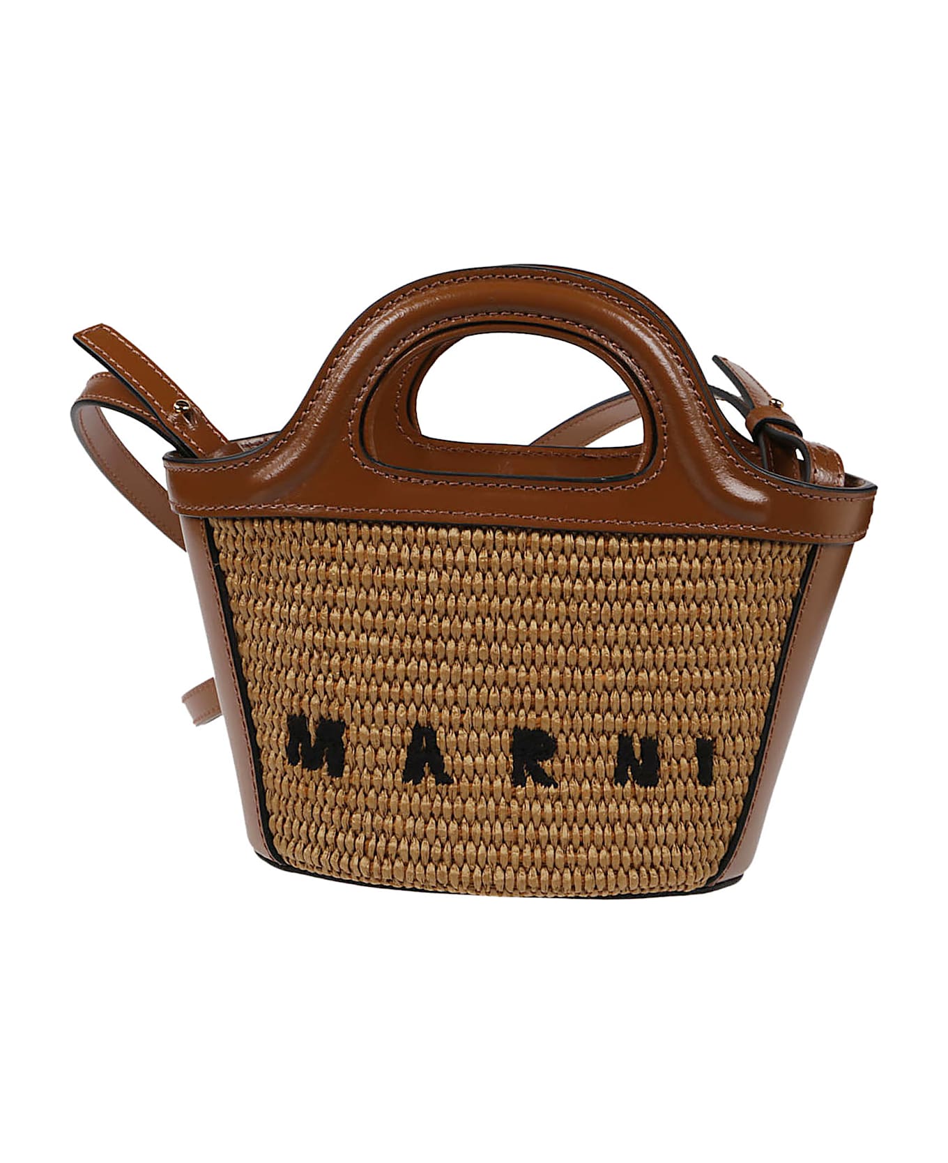 Marni Tropicalia Micro Bag - Raw Sienna