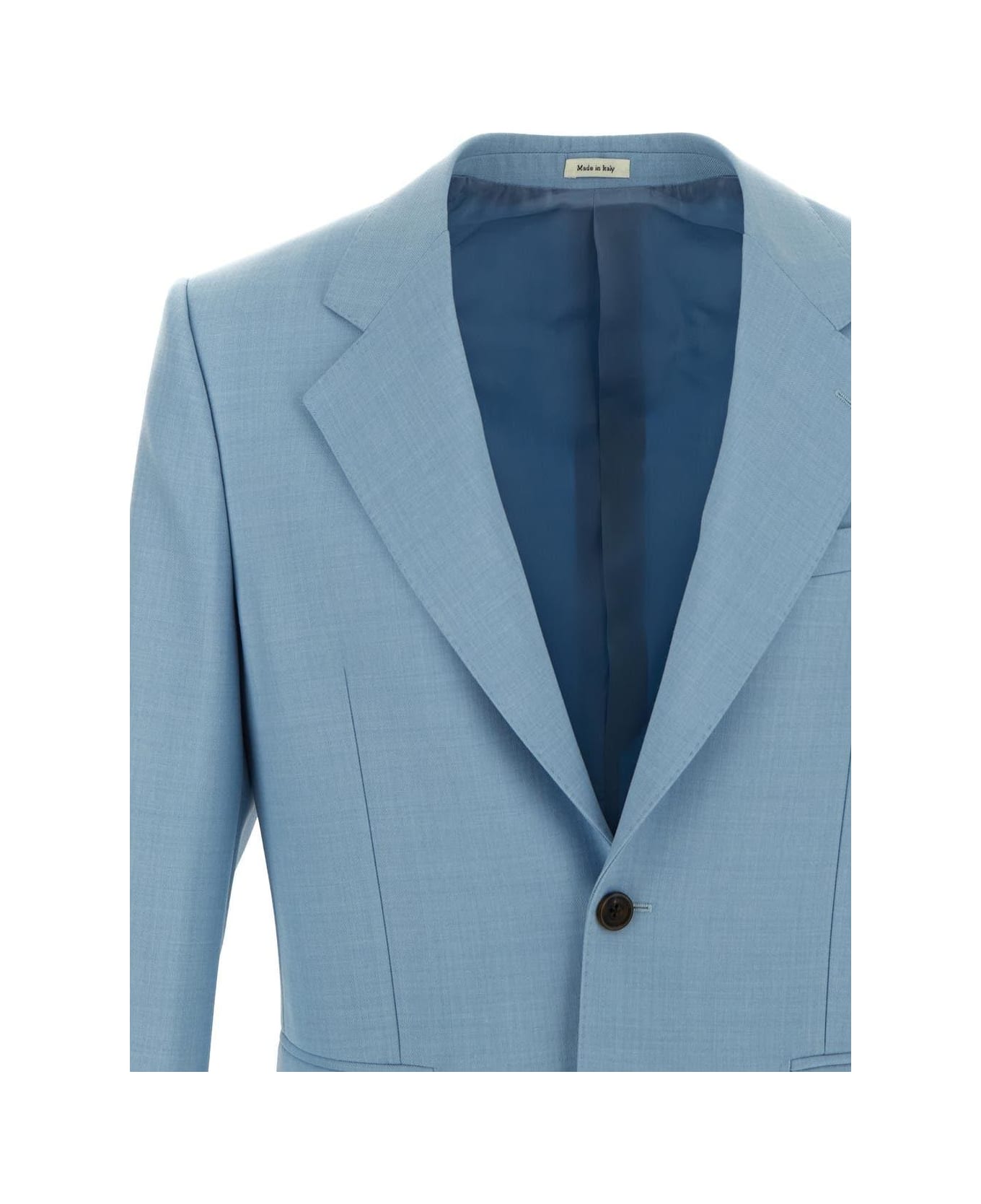 Alexander McQueen Wool Jacket - Clear Blue