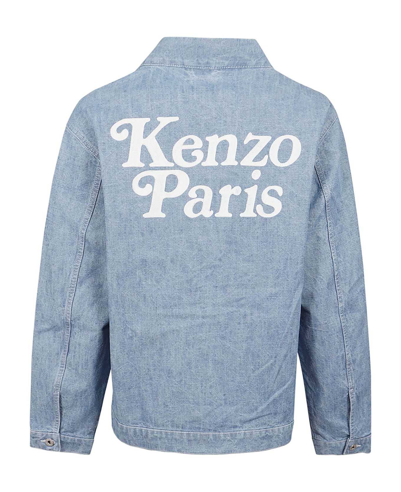 Kenzo Denim Jacket - Dt Stone Bleached Blue Denim