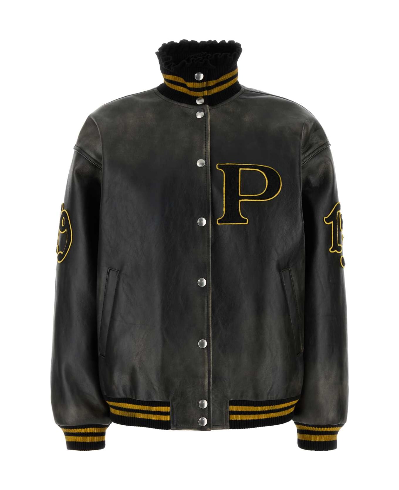 Prada Black Leather Jacket - NERO