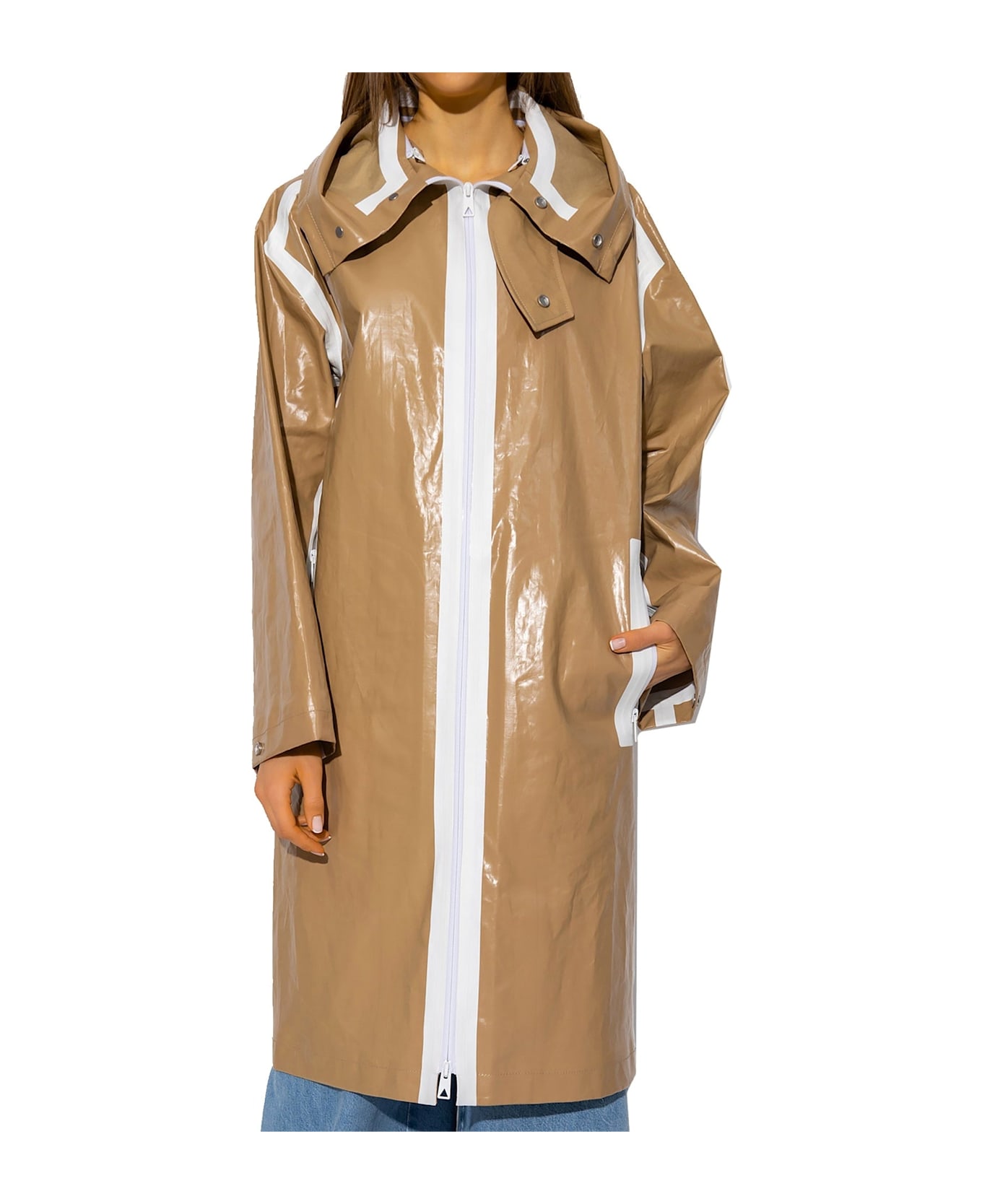 Bottega Veneta Waterproof Coat - Brown