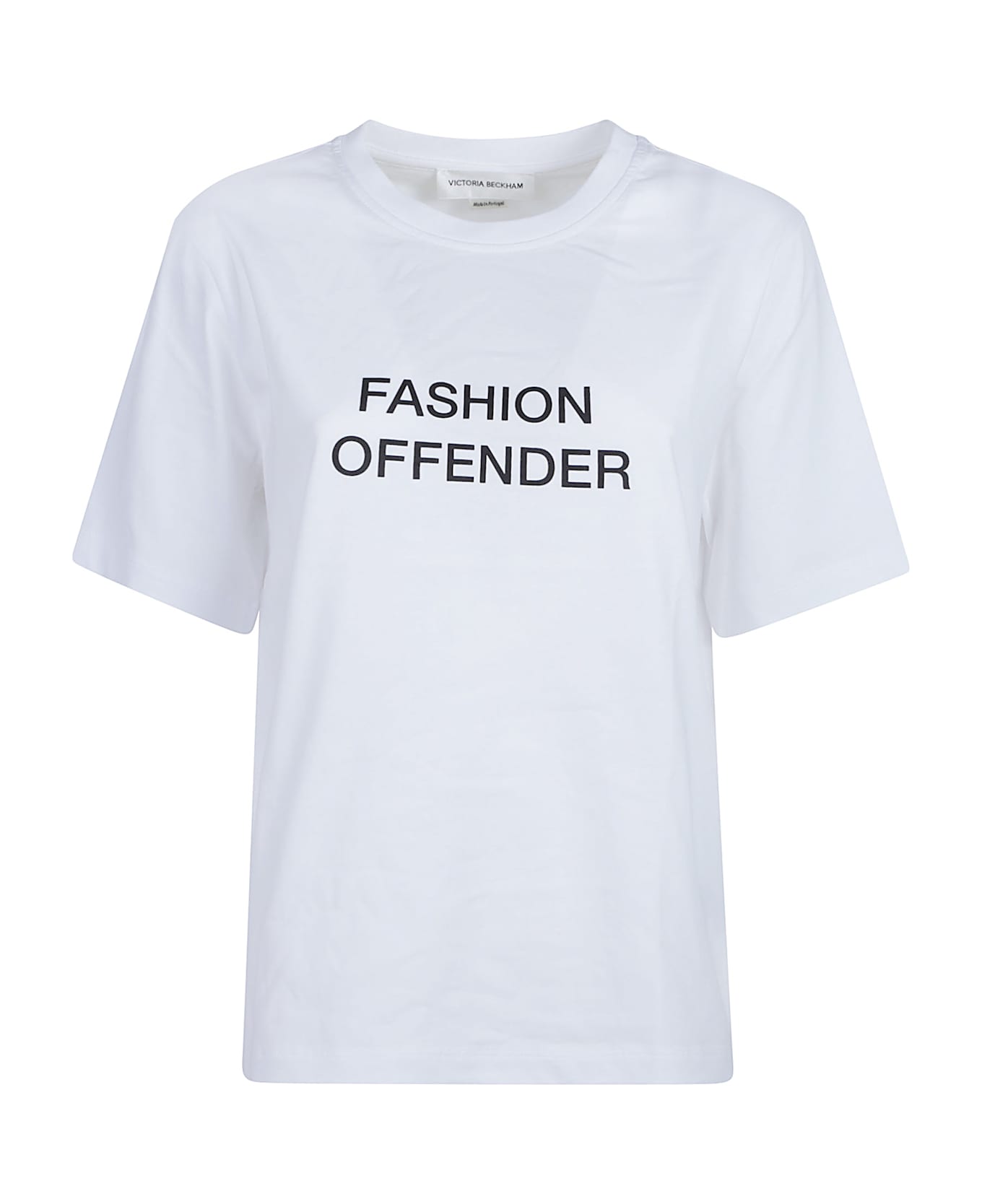 Victoria Beckham Slogan T-shirt - White