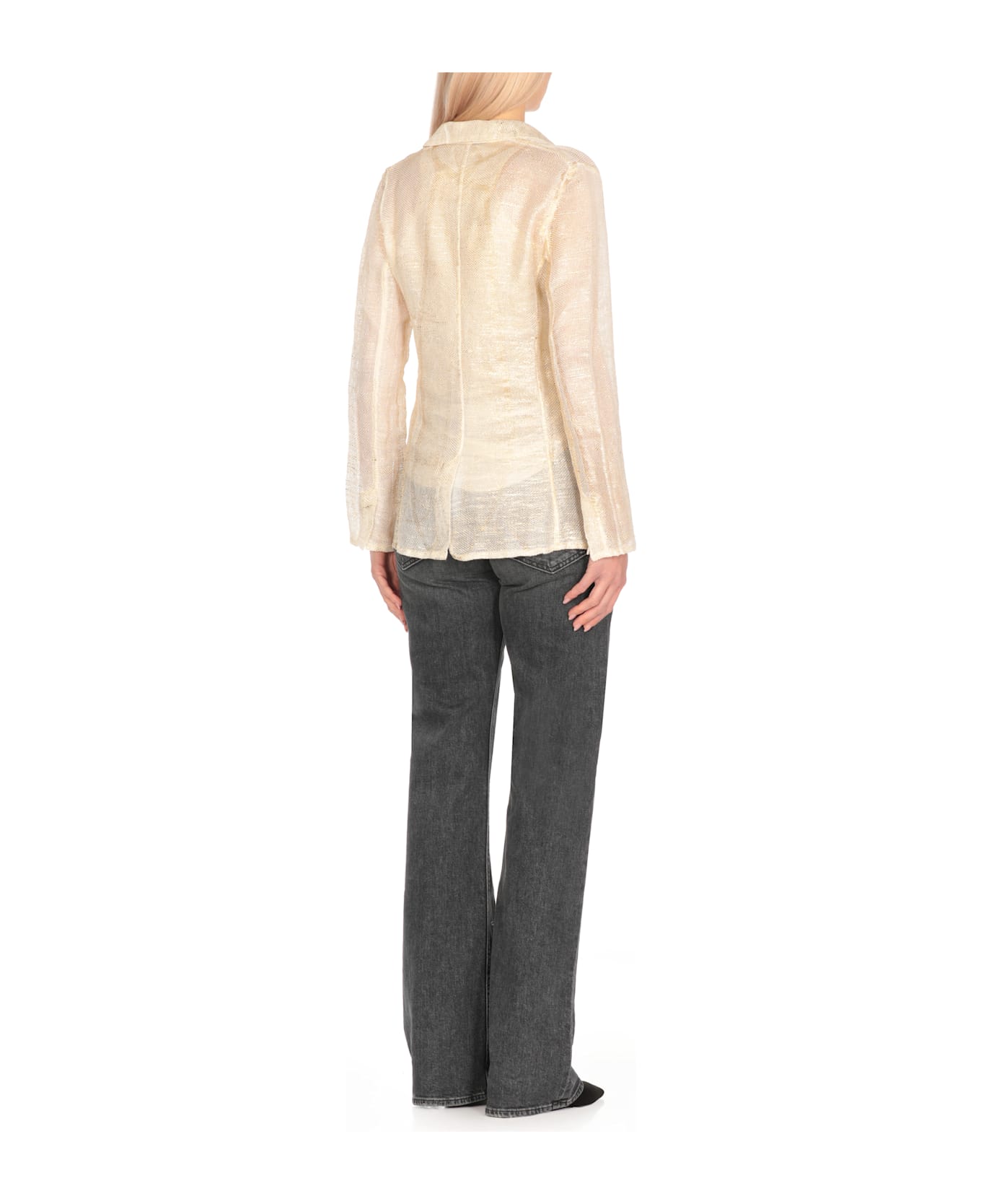 Avant Toi Line Blazer - Golden