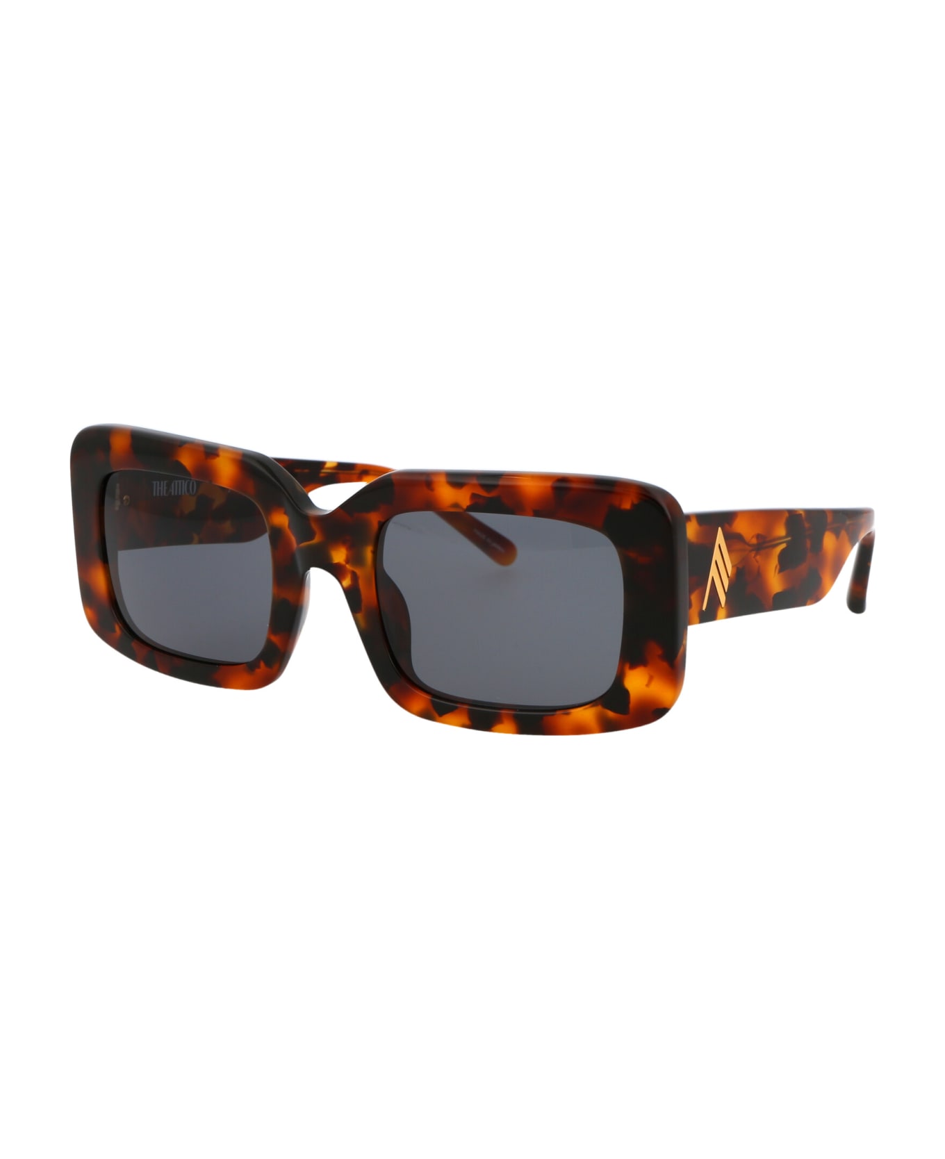 The Attico Jorja Sunglasses - T-SHELL/YELLOWGOLD/BLUE サングラス