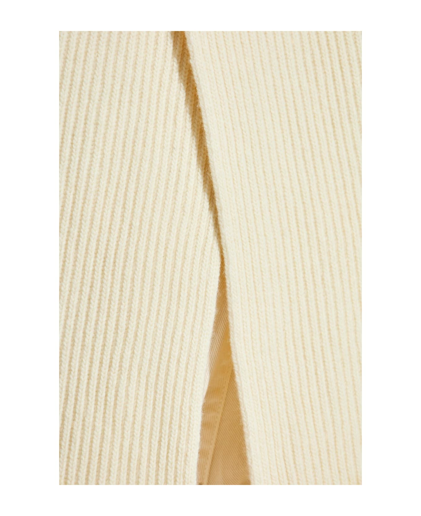 Jil Sander Wool Vest - EGGSHELL