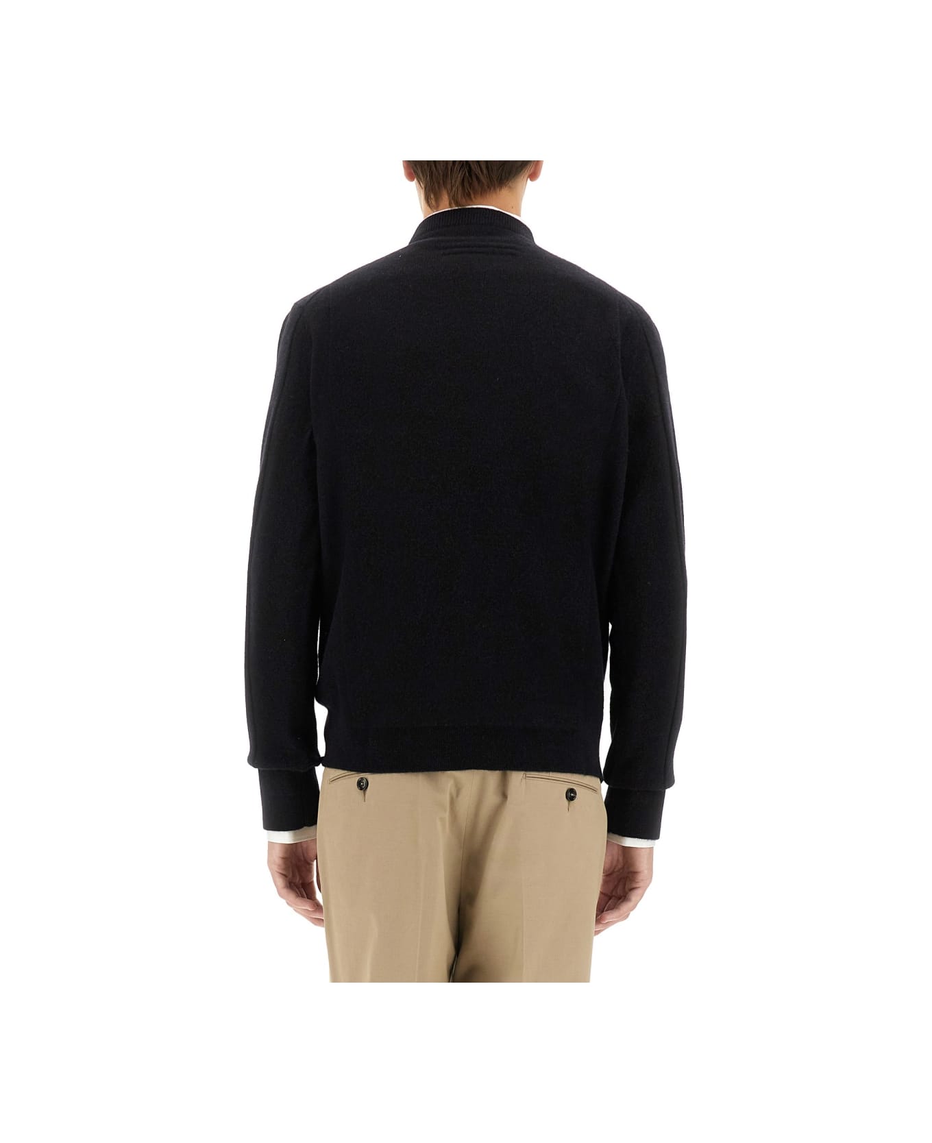 Zegna Wool Jersey. - BLACK