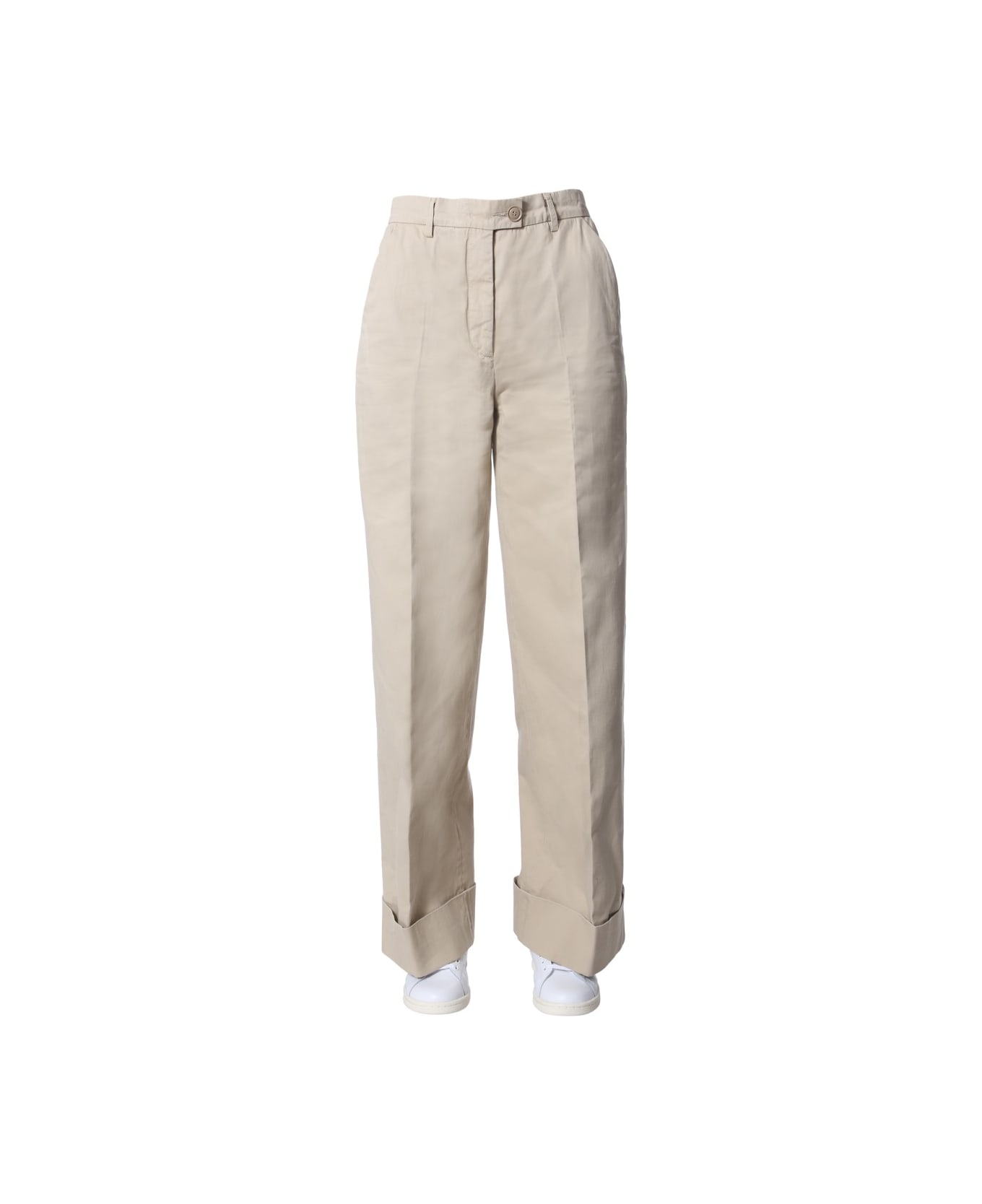 Aspesi Wide Pants - BEIGE