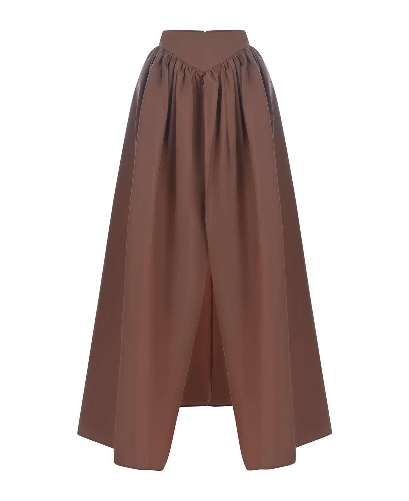 Pinko Long Skirt Made Of Taffeta - Marrone Fard Rosiccio スカート