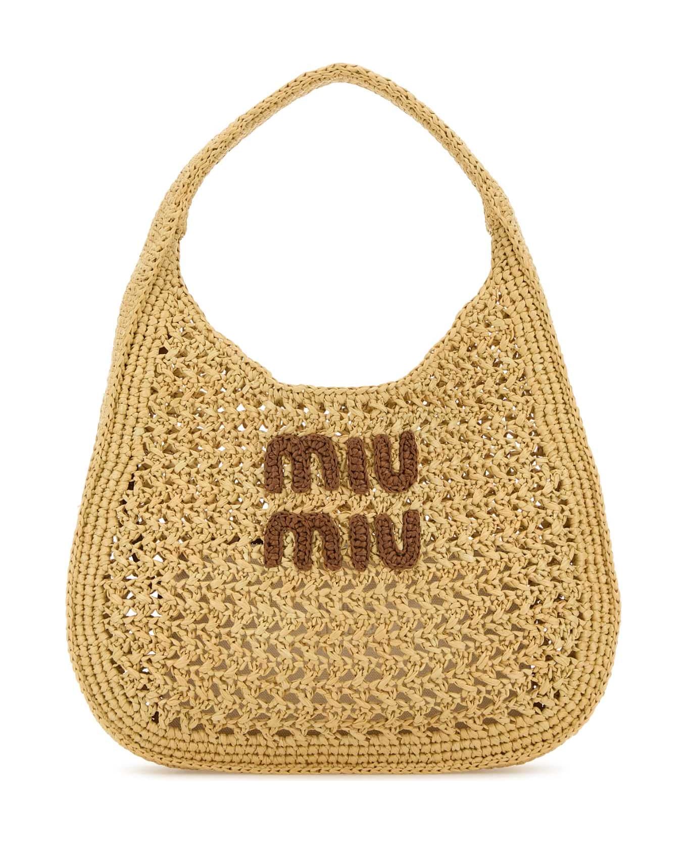 Raffia Shopping Bag - Thumbnail 2