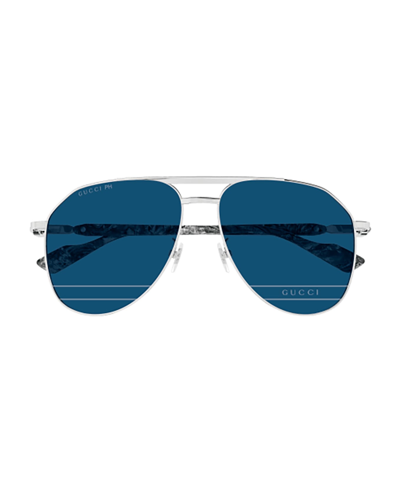 Gucci Eyewear GG1220S Sunglasses - Silver Silver Transpa