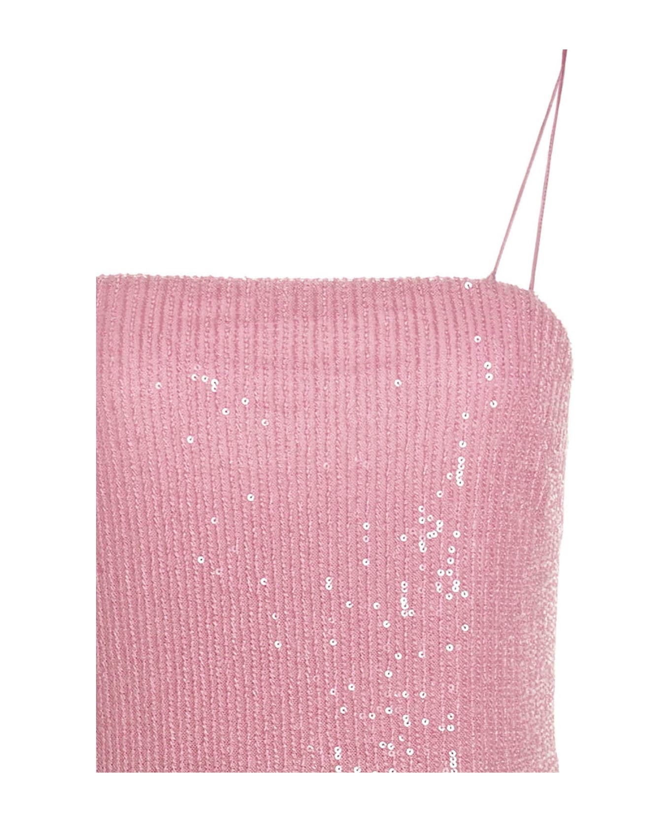 Rotate by Birger Christensen 'transparent Sequins' Dress - Pink