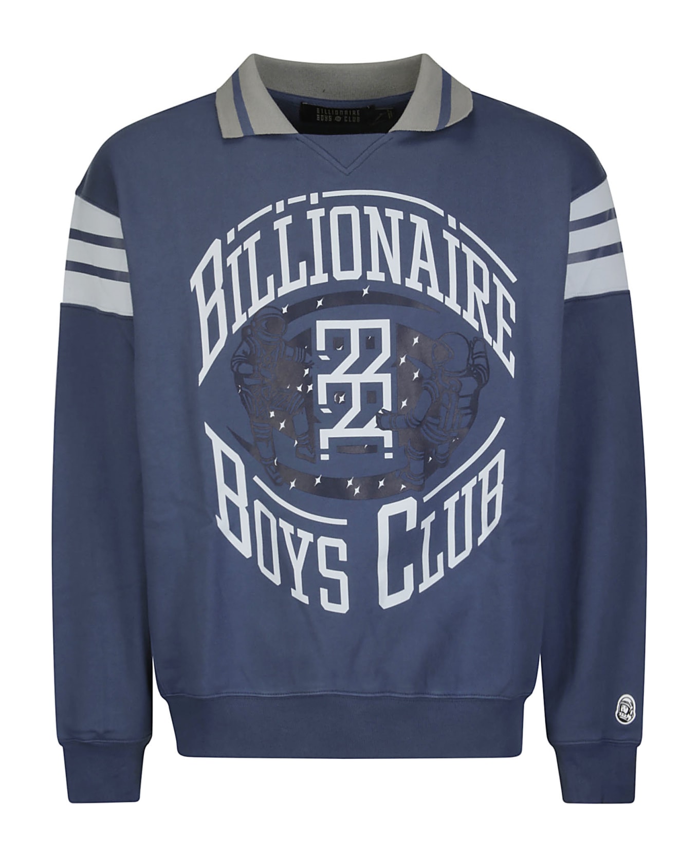 Billionaire Boys Club Collared Crewneck - BLUE