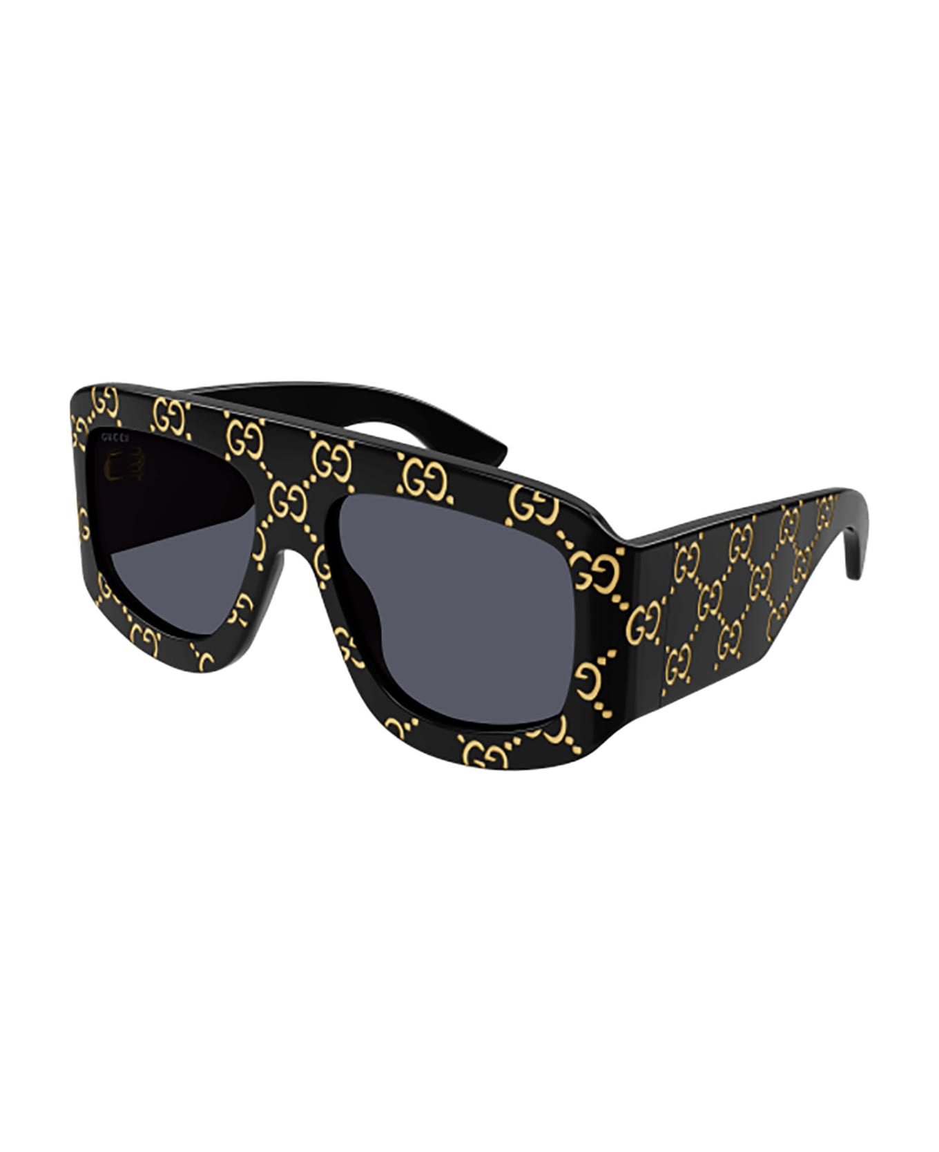 Gucci Eyewear GG0983S Sunglasses - Black Black Grey サングラス